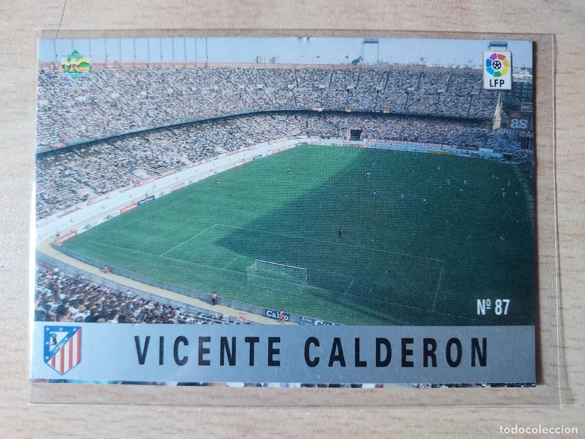 Fu&szlig;ball-Sticker: 1997-1998 - 87 VICENTE CALDERON - ATLETICO DE MADRID - MUNDICROMO