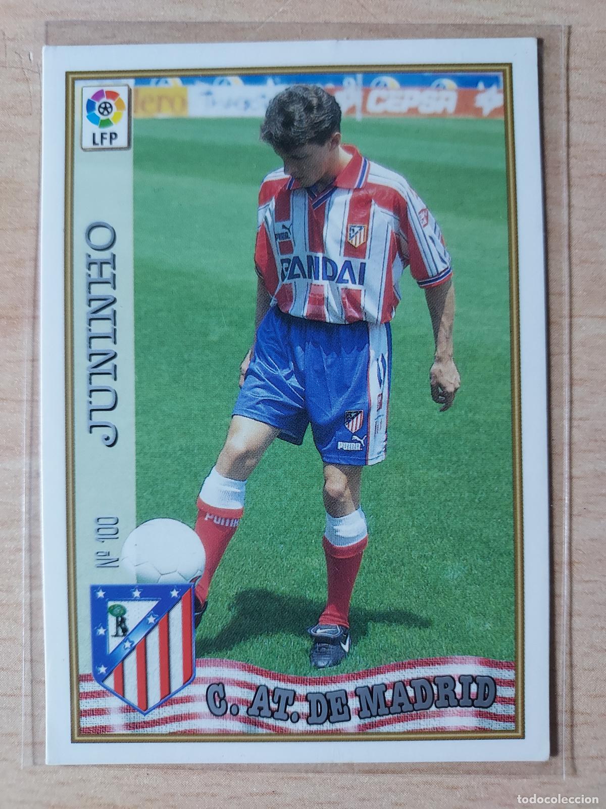 Cromos de Futebol: 1997-1998 - 100 JUNINHO - ATLETICO DE MADRID - MUNDICROMO