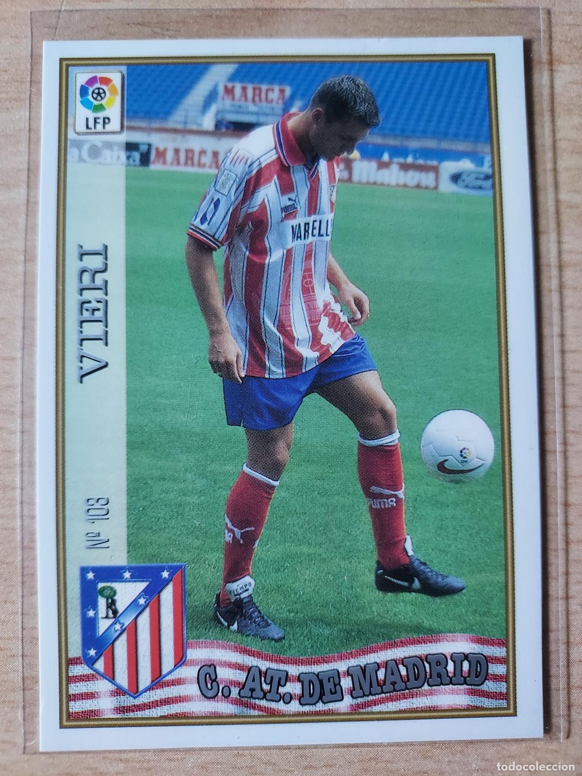 Cromos de Futebol: 1997-1998 - 103 VIERI - ATLETICO DE MADRID - MUNDICROMO