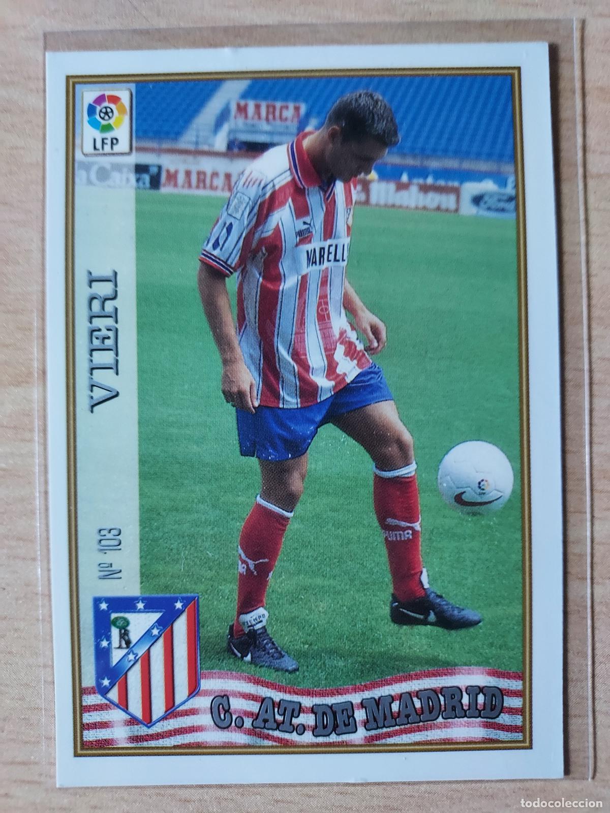 Cromos de Futebol: 1997-1998 - 103 VIERI - ATLETICO DE MADRID - MUNDICROMO