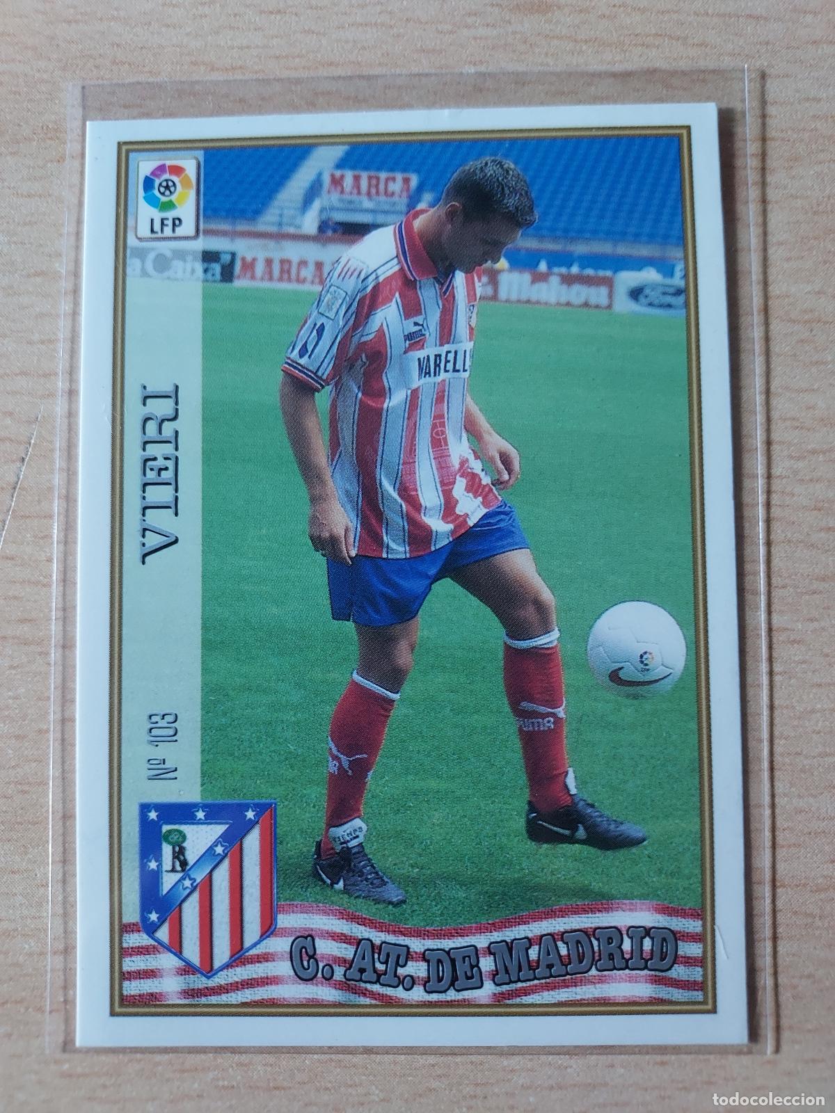 Cromos de Futebol: 1997-1998 - 103 VIERI - ATLETICO DE MADRID - MUNDICROMO