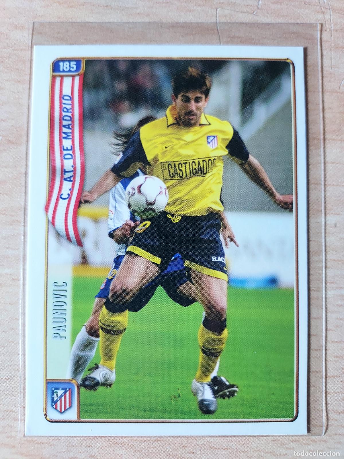 Cromos de Futebol: 2004-2005 - 185 PAUNOVIC - ATLETICO DE MADRID - MUNDICROMO