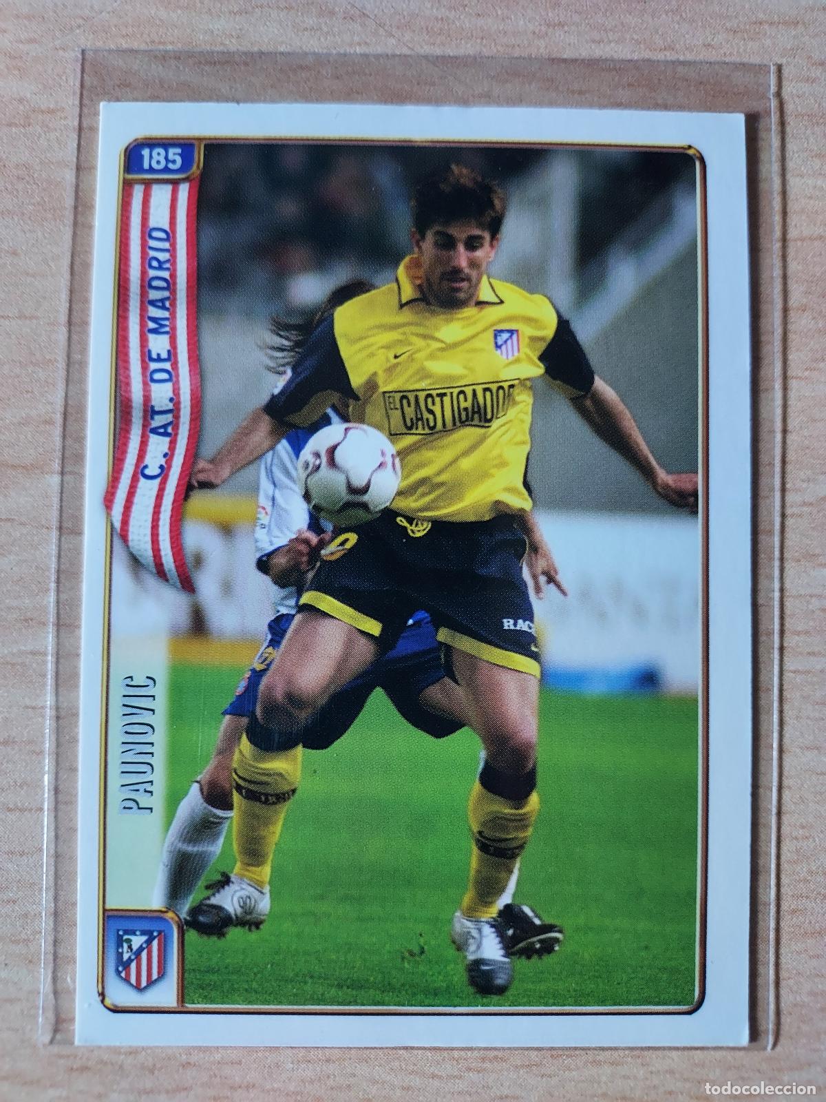Cromos de Futebol: 2004-2005 - 185 PAUNOVIC - ATLETICO DE MADRID - MUNDICROMO