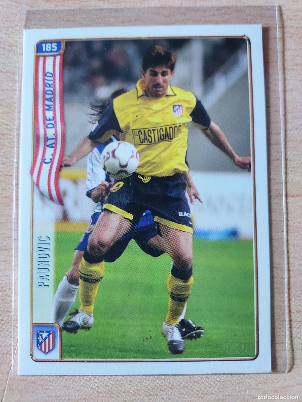 Cromos de Futebol: 2004-2005 - 185 PAUNOVIC - ATLETICO DE MADRID - MUNDICROMO