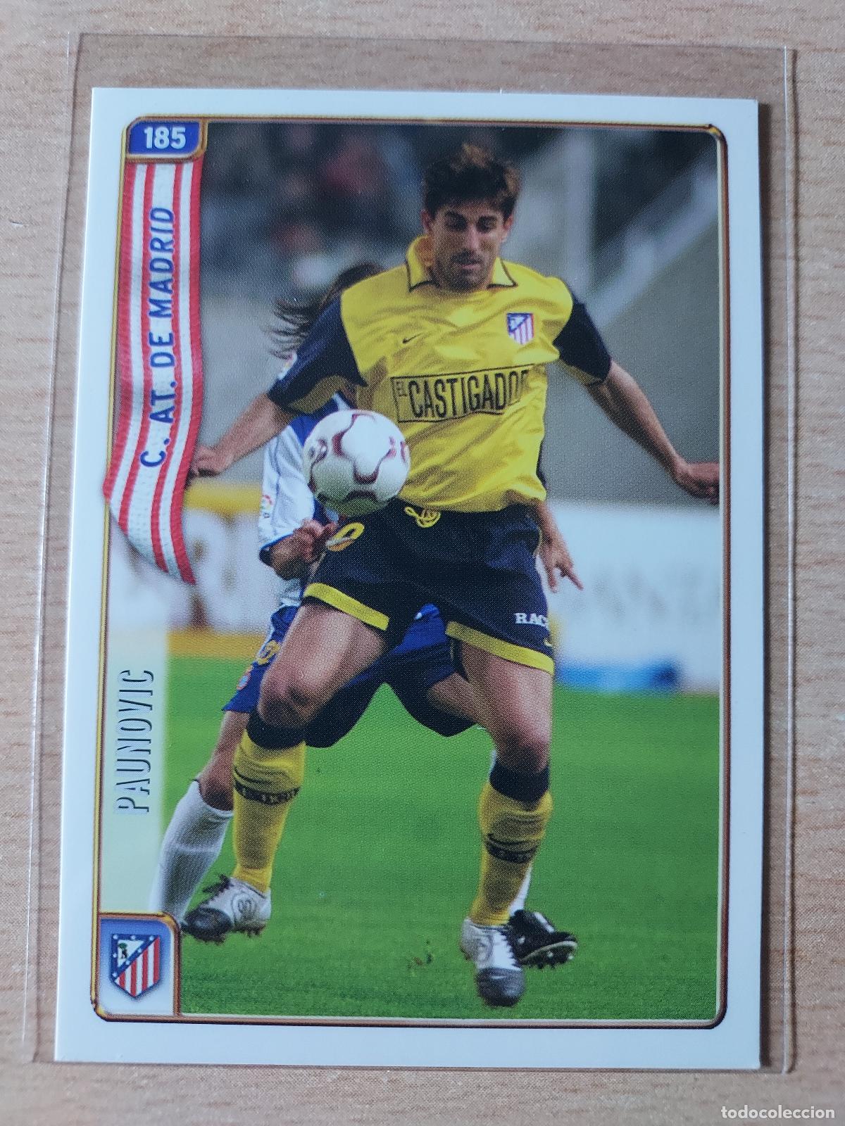 Figurine di Calcio: 2004-2005 - 185 PAUNOVIC - ATLETICO DE MADRID - MUNDICROMO