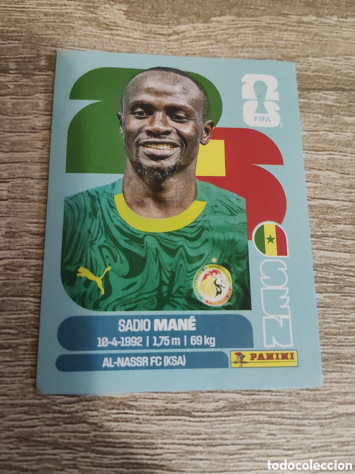 Cromos de Futebol: Panini mundial 2026 SEN 15 Sadio Man&eacute; Senegal