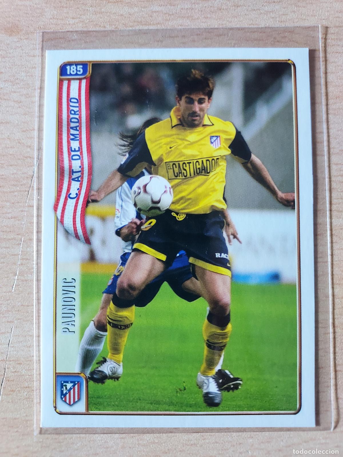 Figurine di Calcio: 2004-2005 - 185 PAUNOVIC - ATLETICO DE MADRID - MUNDICROMO