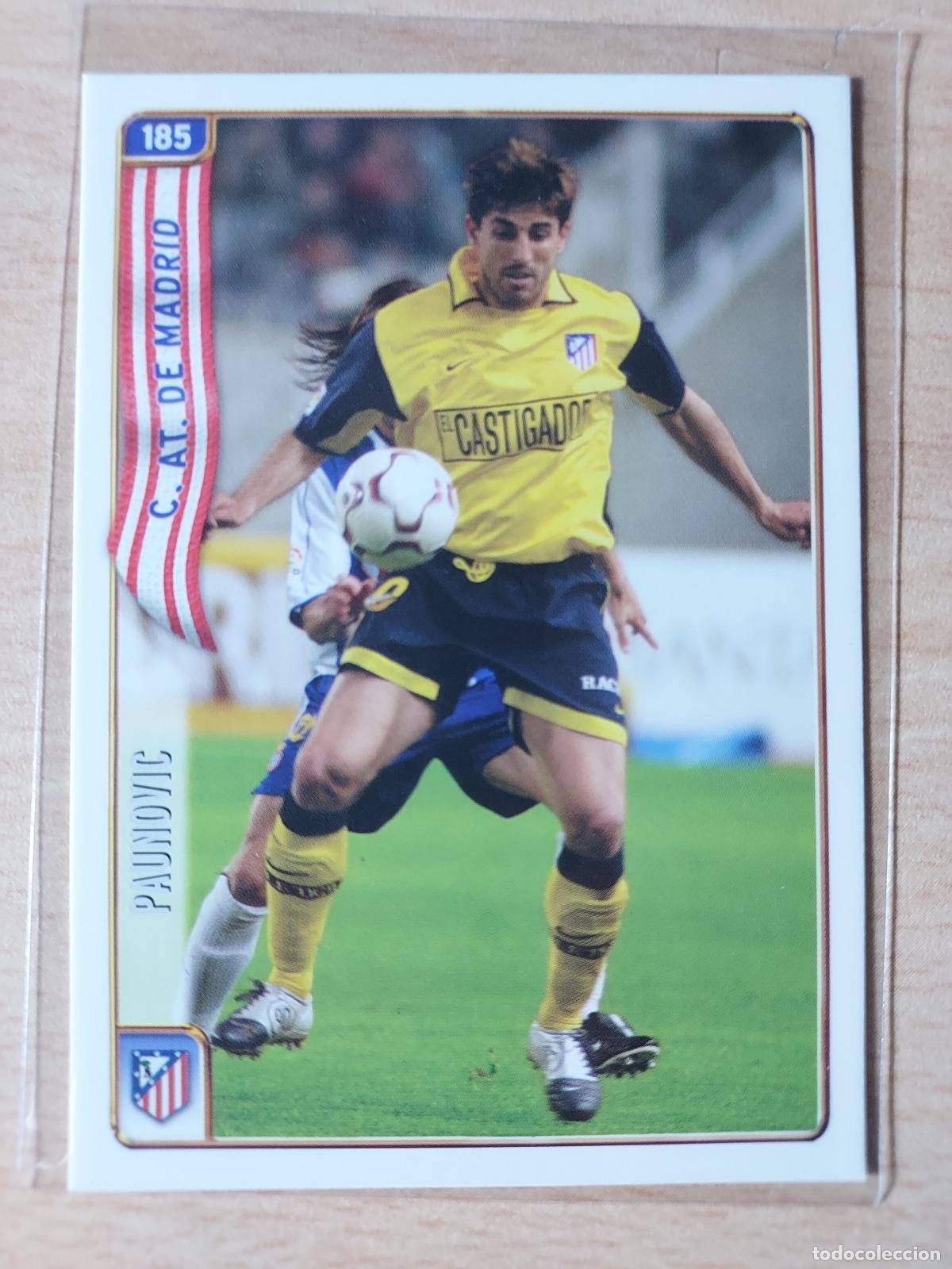 Figurine di Calcio: 2004-2005 - 185 PAUNOVIC - ATLETICO DE MADRID - MUNDICROMO