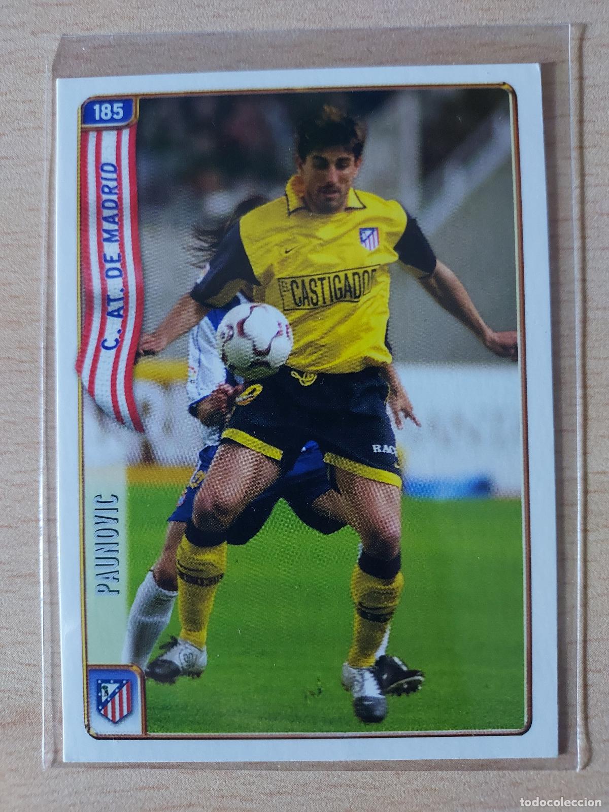 Figurine di Calcio: 2004-2005 - 185 PAUNOVIC - ATLETICO DE MADRID - MUNDICROMO