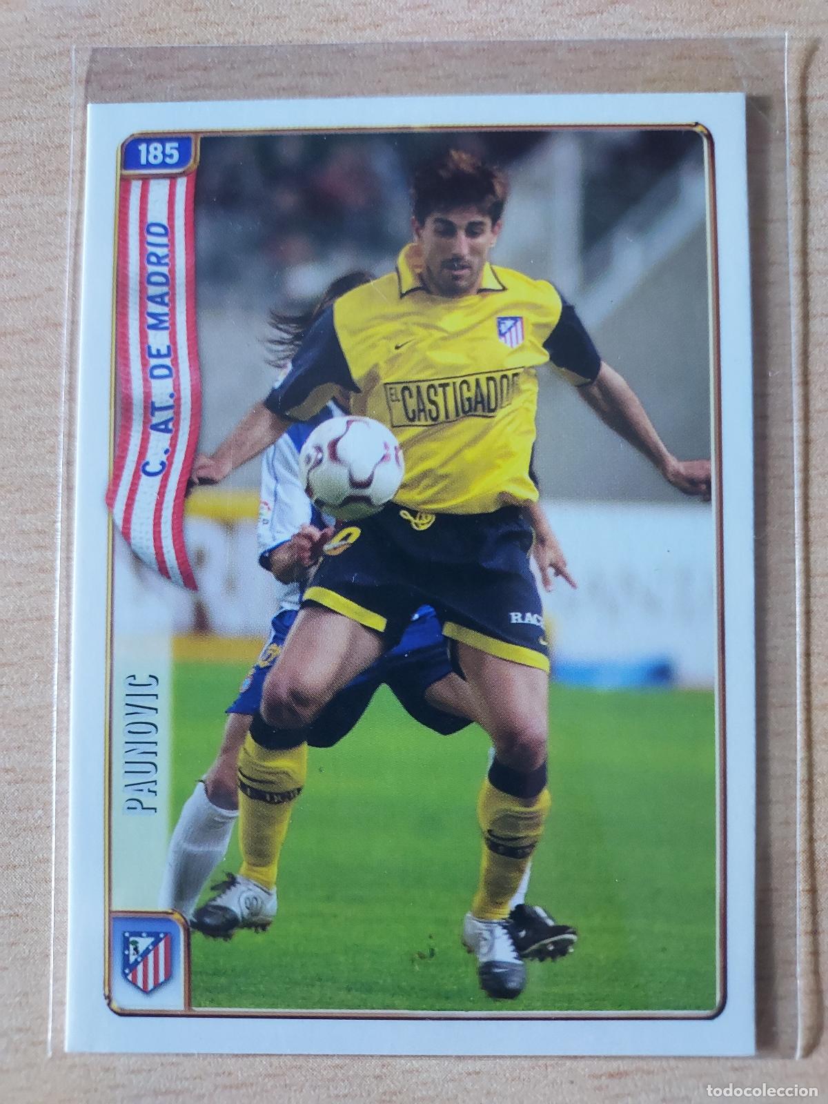 Figurine di Calcio: 2004-2005 - 185 PAUNOVIC - ATLETICO DE MADRID - MUNDICROMO