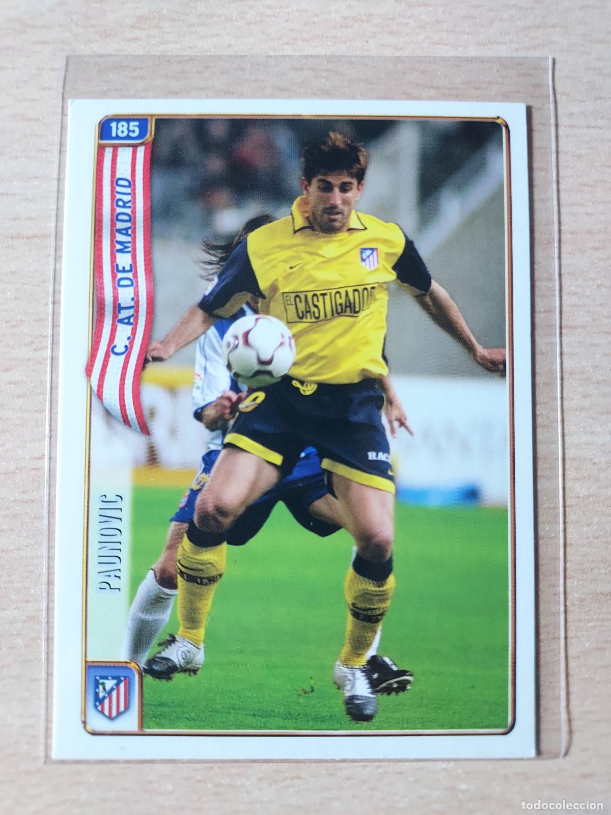 Figurine di Calcio: 2004-2005 - 185 PAUNOVIC - ATLETICO DE MADRID - MUNDICROMO