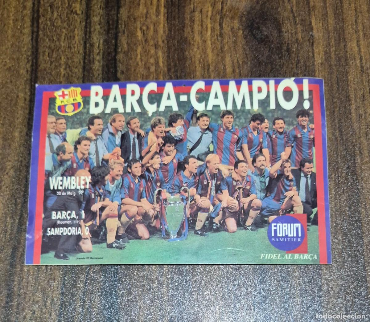 Cromos de F&uacute;tbol: F&uacute;tbol club Barcelona primera copa de Europa