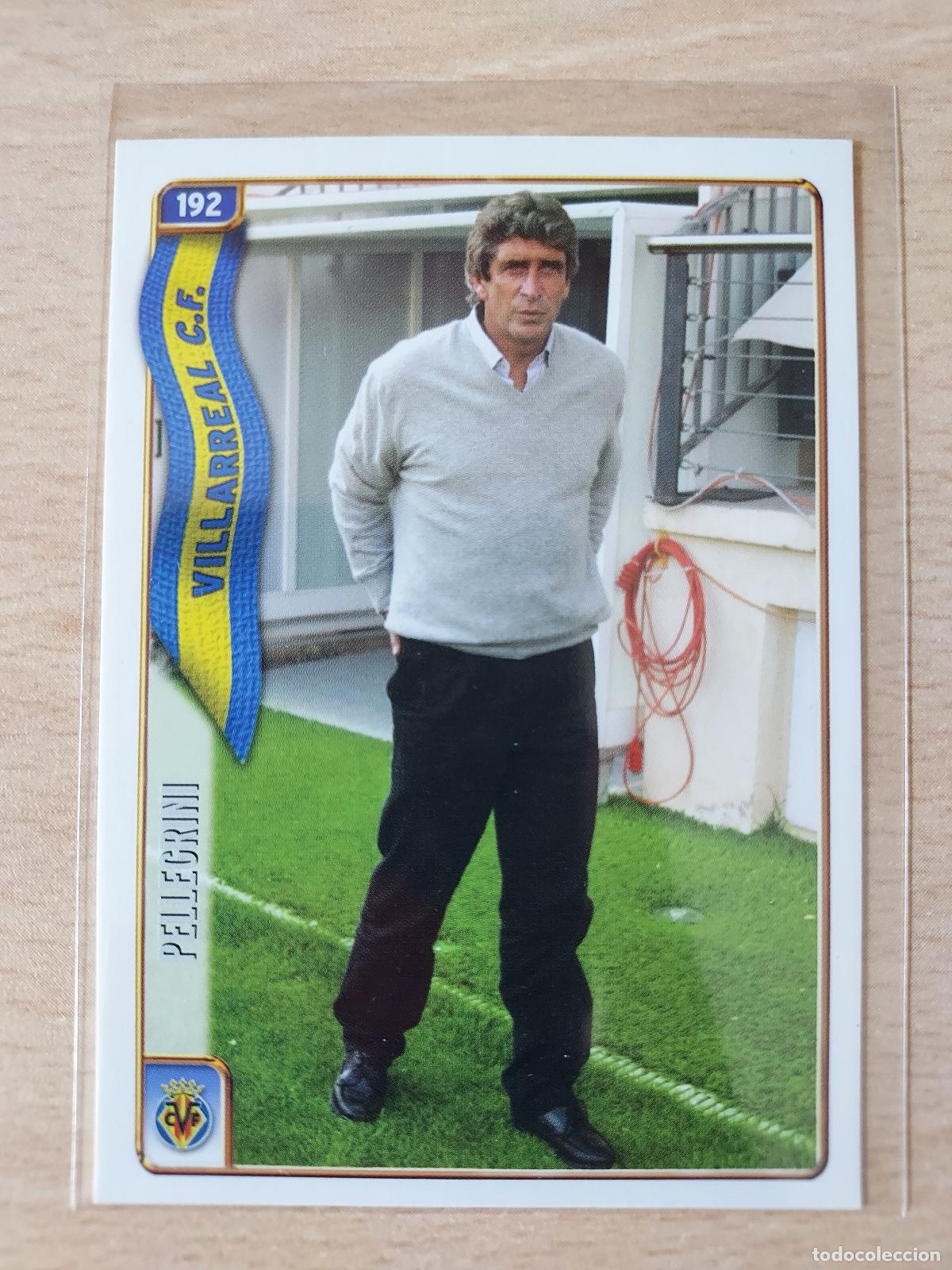 Cromos de Futebol: 2004-2005 - 192 PELLEGRINI - VILLARREAL CF - MUNDICROMO