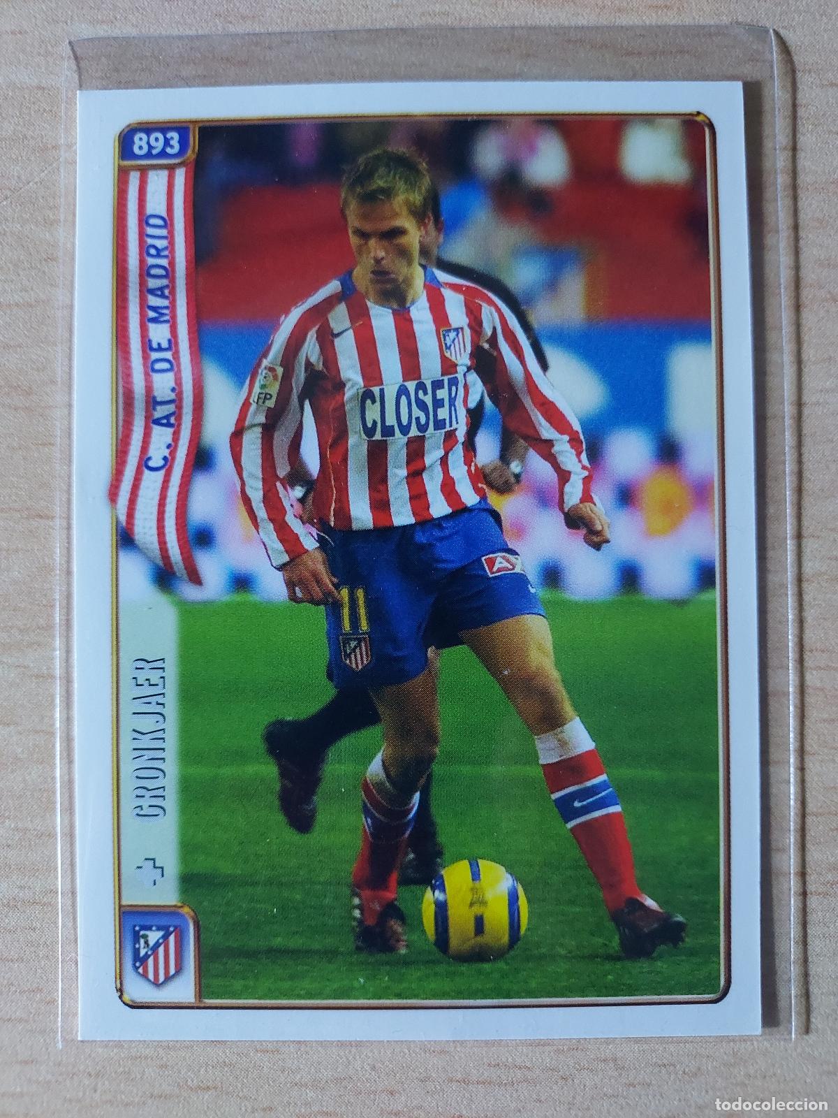 Cromos de Futebol: 2004-2005 - 893 GRONKJAER - ATLETICO DE MADRID - MUNDICROMO