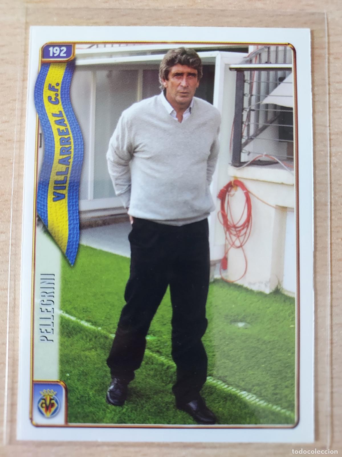 Cromos de Futebol: 2004-2005 - 192 PELLEGRINI - VILLARREAL CF - MUNDICROMO