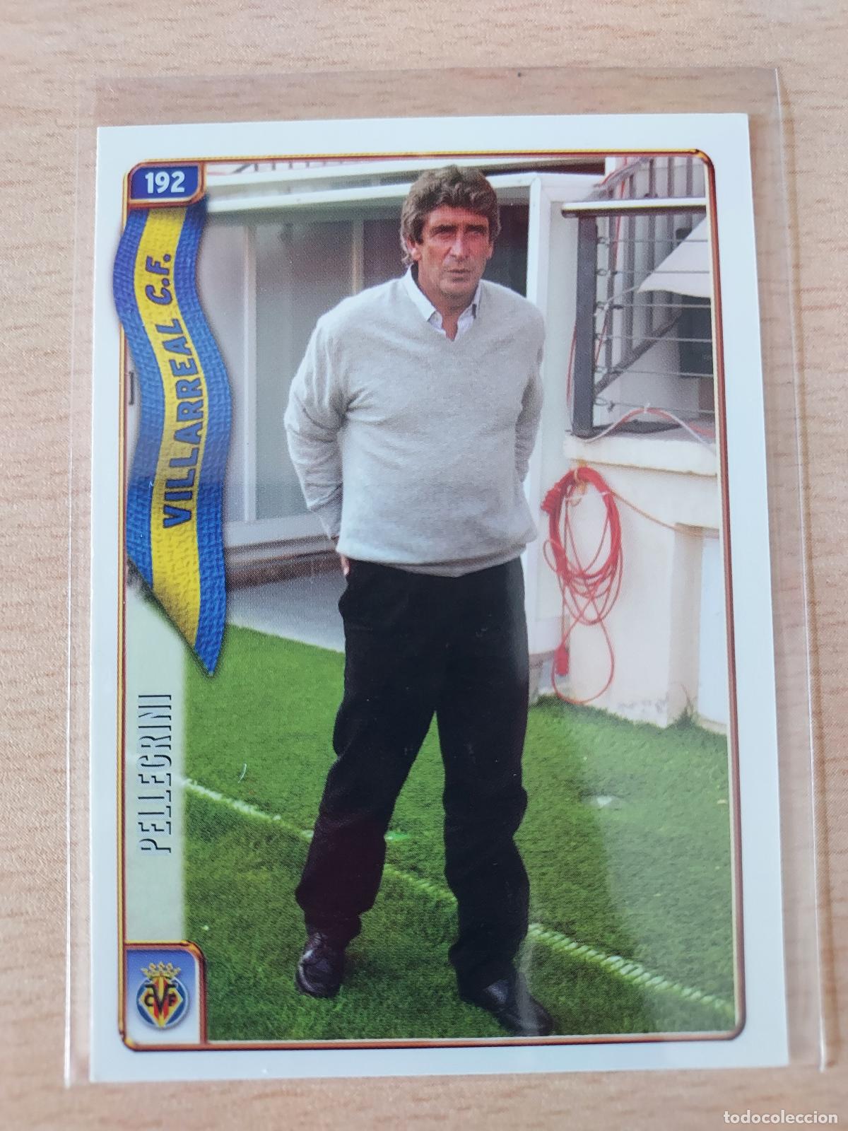 Cromos de Futebol: 2004-2005 - 192 PELLEGRINI - VILLARREAL CF - MUNDICROMO