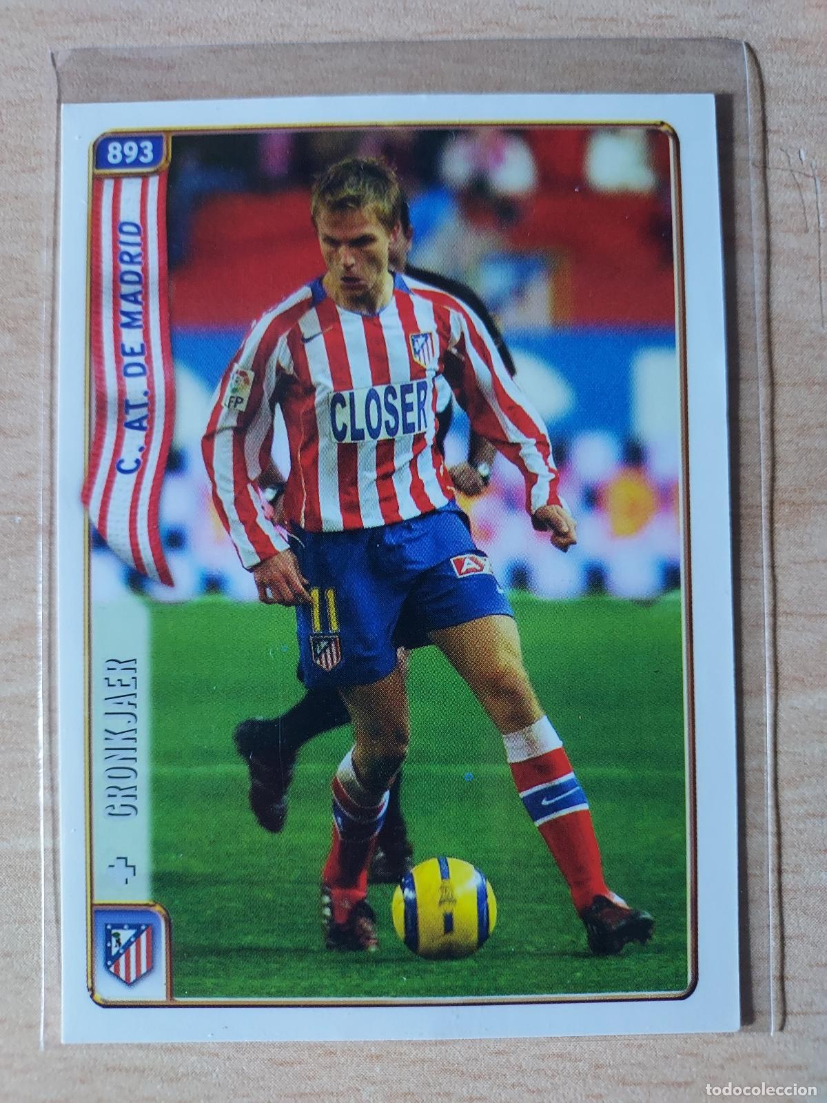 Cromos de Futebol: 2004-2005 - 893 GRONKJAER - ATLETICO DE MADRID - MUNDICROMO