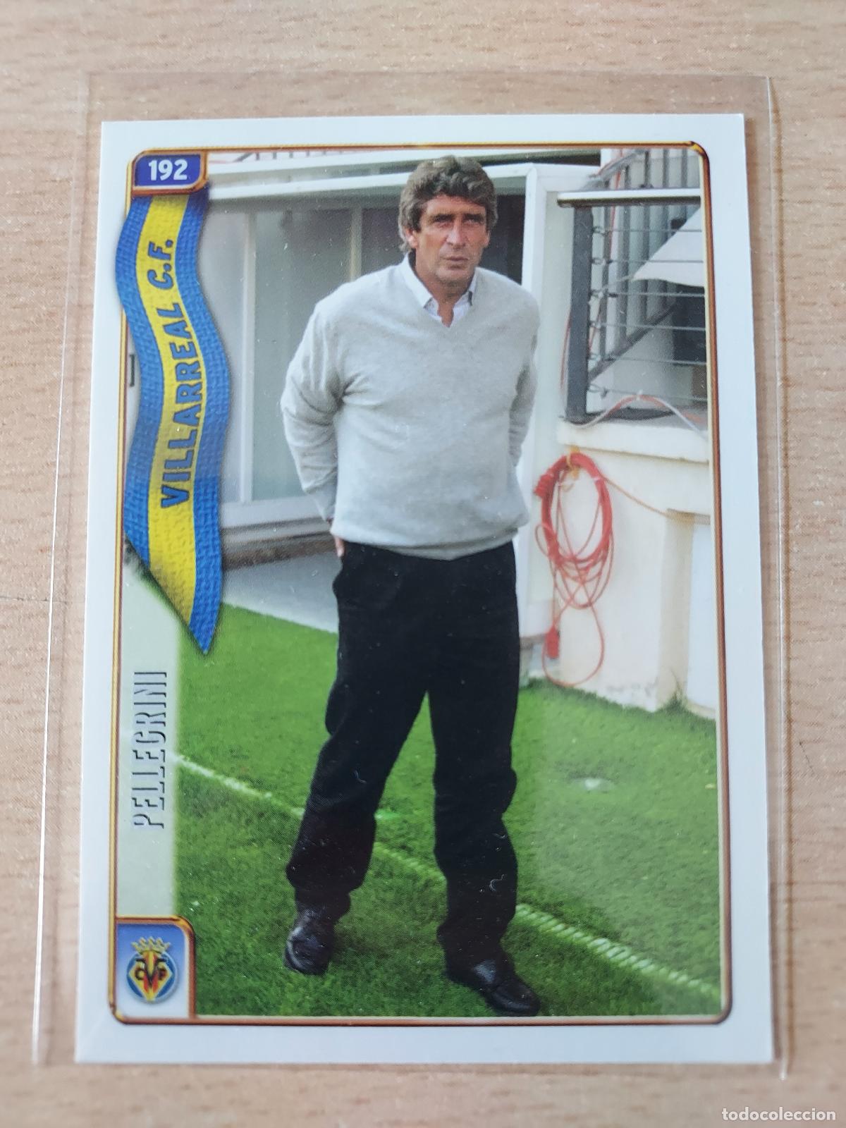 Cromos de Futebol: 2004-2005 - 192 PELLEGRINI - VILLARREAL CF - MUNDICROMO