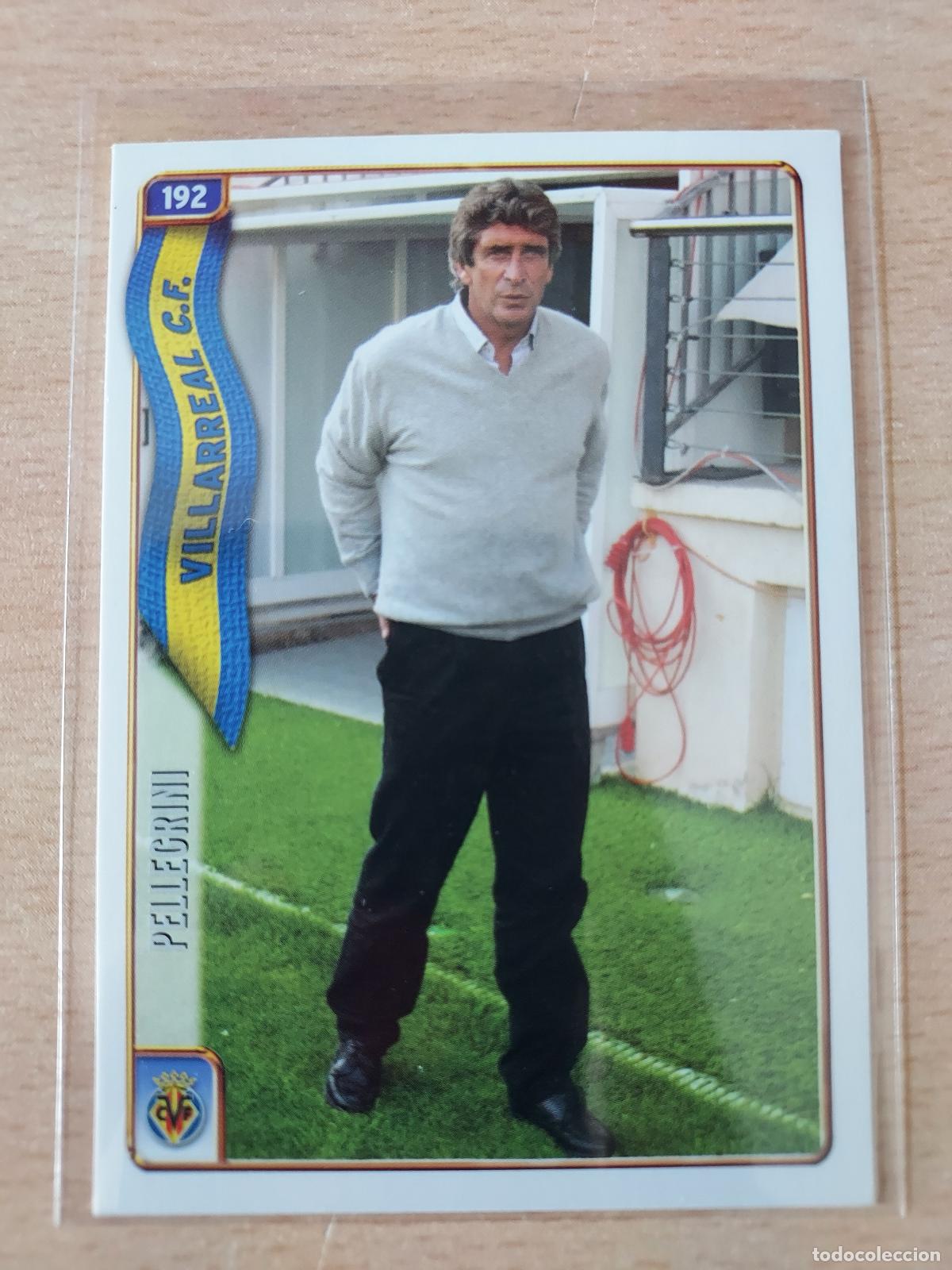 Cromos de Futebol: 2004-2005 - 192 PELLEGRINI - VILLARREAL CF - MUNDICROMO