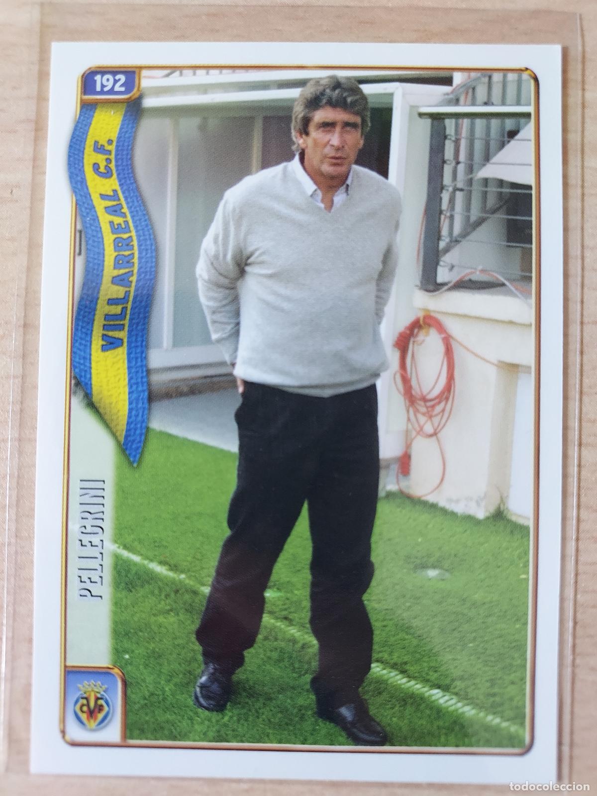 Cromos de Futebol: 2004-2005 - 192 PELLEGRINI - VILLARREAL CF - MUNDICROMO