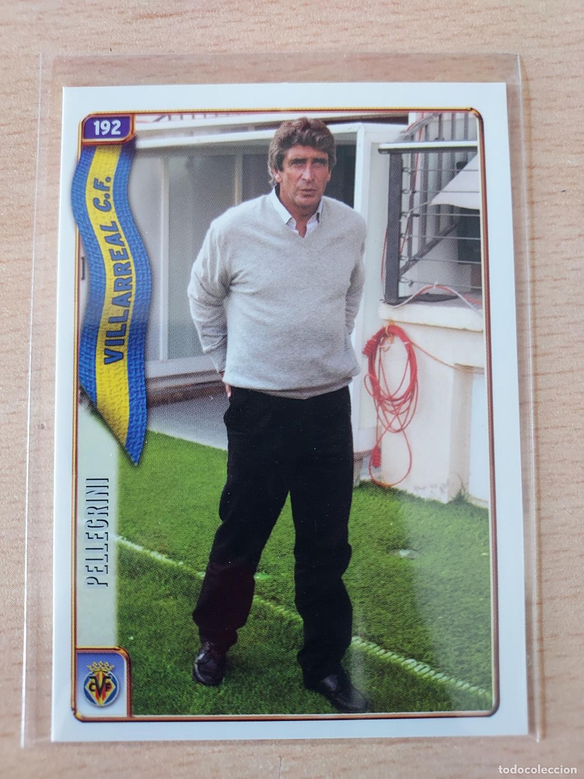 Cromos de Futebol: 2004-2005 - 192 PELLEGRINI - VILLARREAL CF - MUNDICROMO