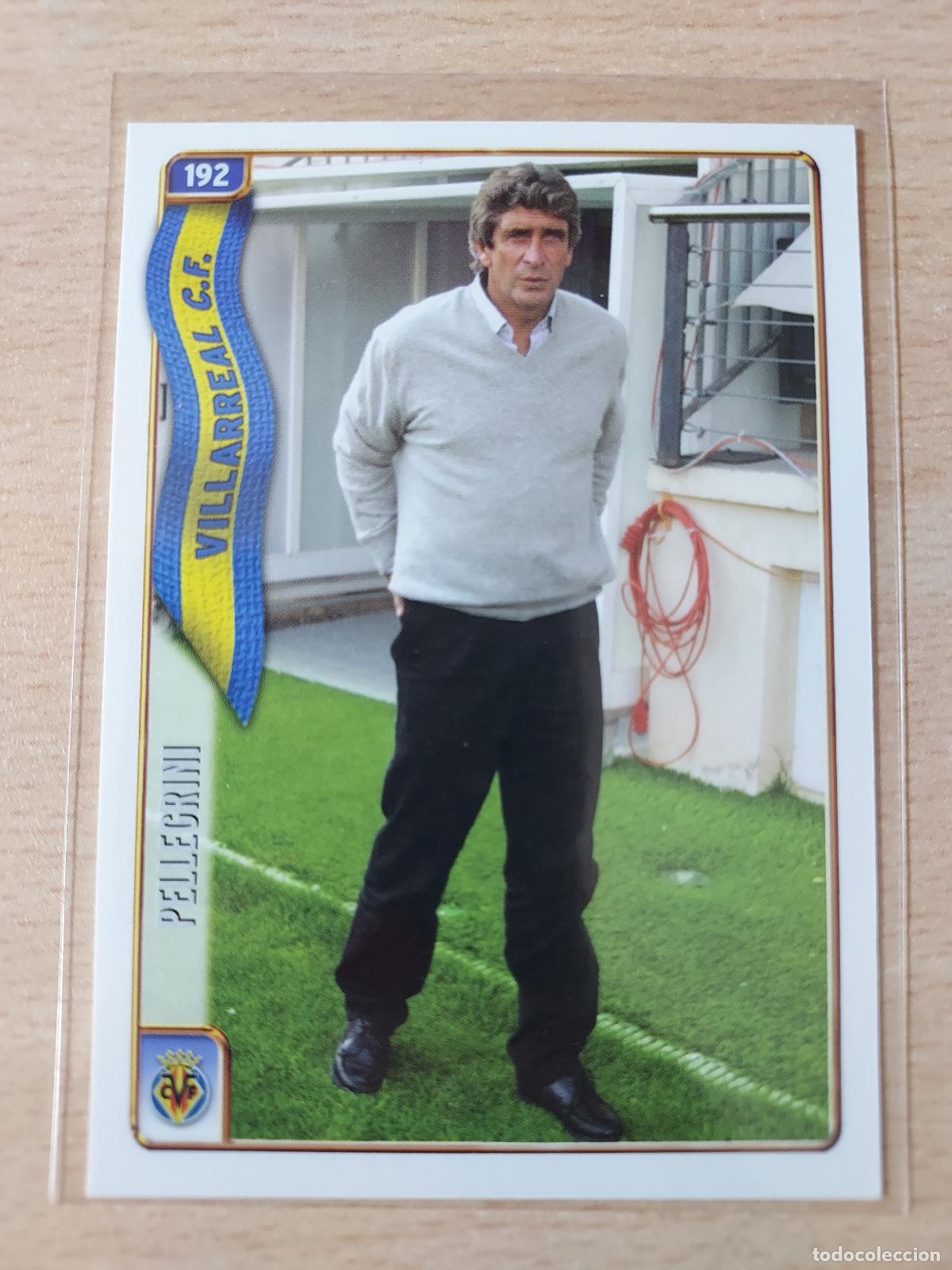 Cromos de Futebol: 2004-2005 - 192 PELLEGRINI - VILLARREAL CF - MUNDICROMO