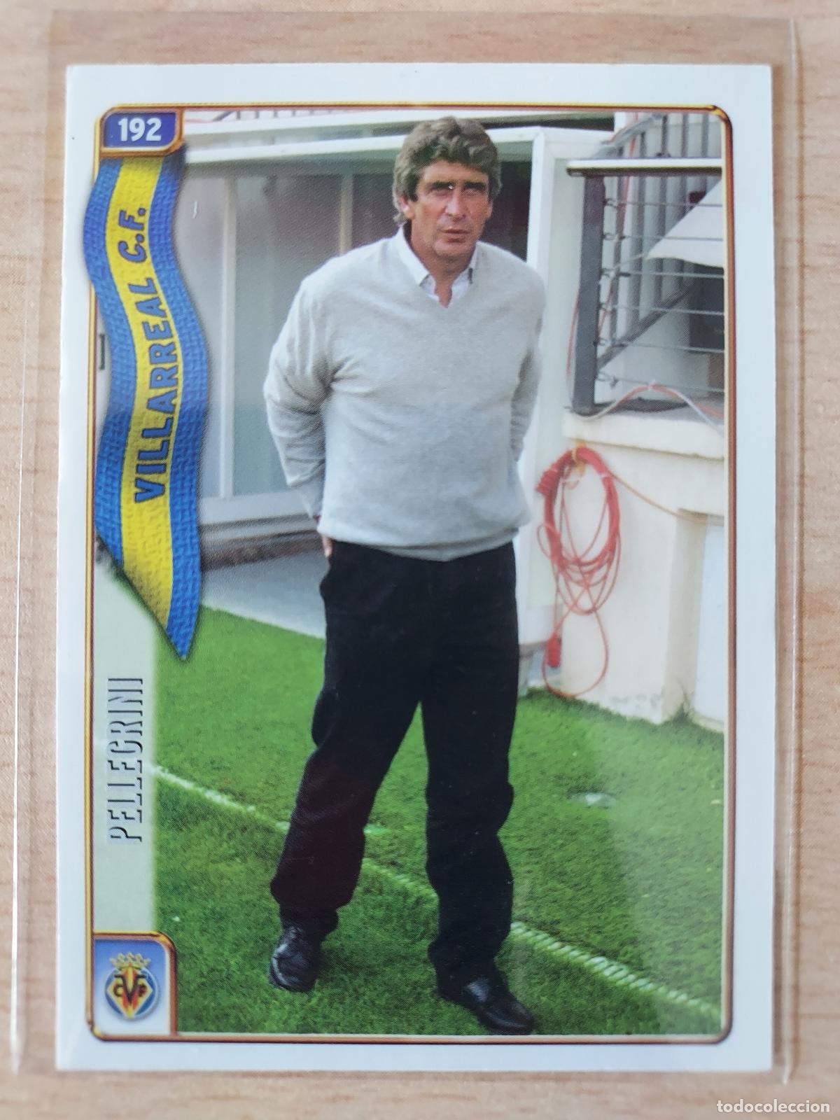 Cromos de Futebol: 2004-2005 - 192 PELLEGRINI - VILLARREAL CF - MUNDICROMO
