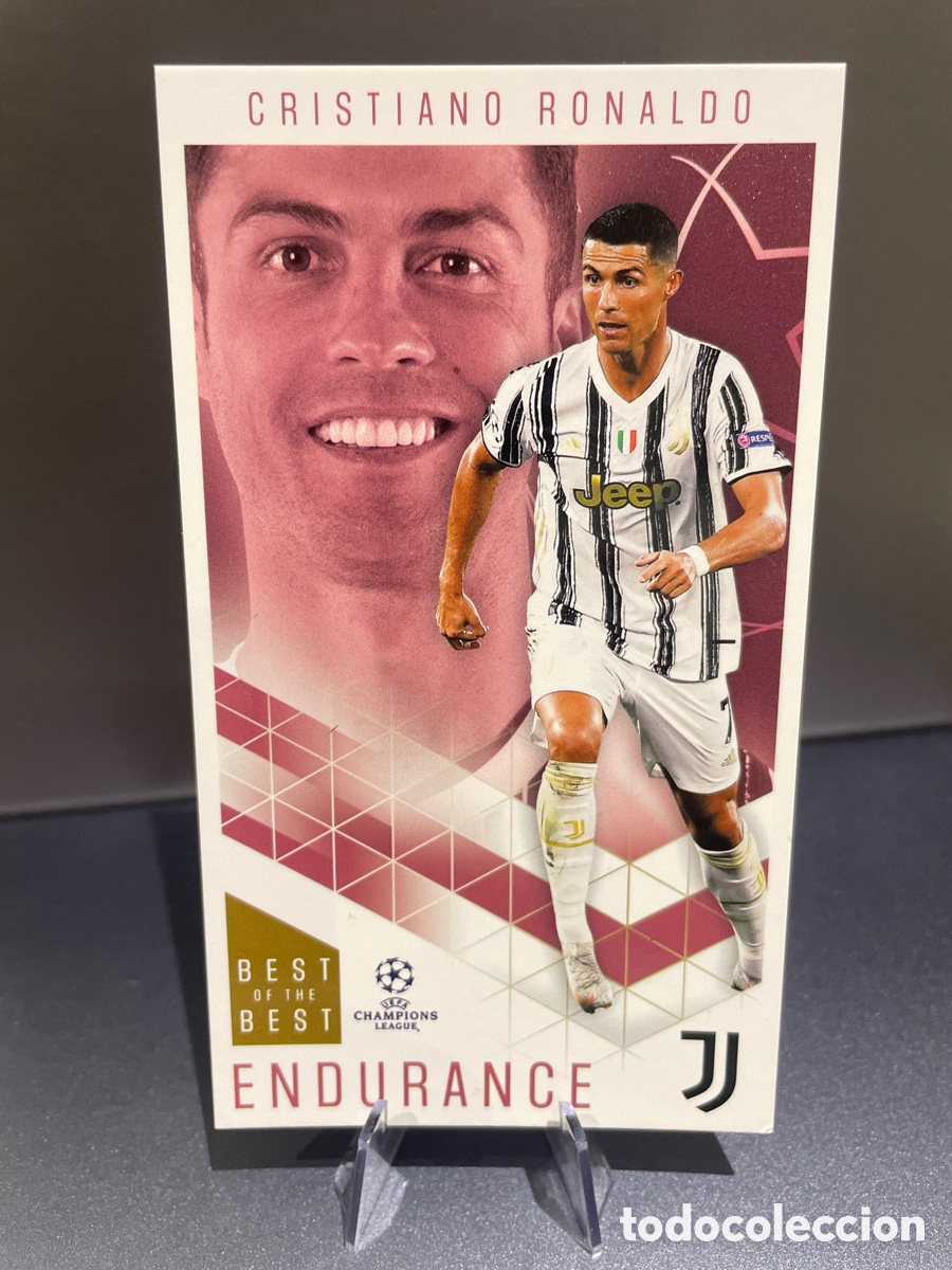 Cromos de Futebol: Cristiano Ronaldo 55 Endurance Best of the Best UCL 2020-21 Topps Juventus