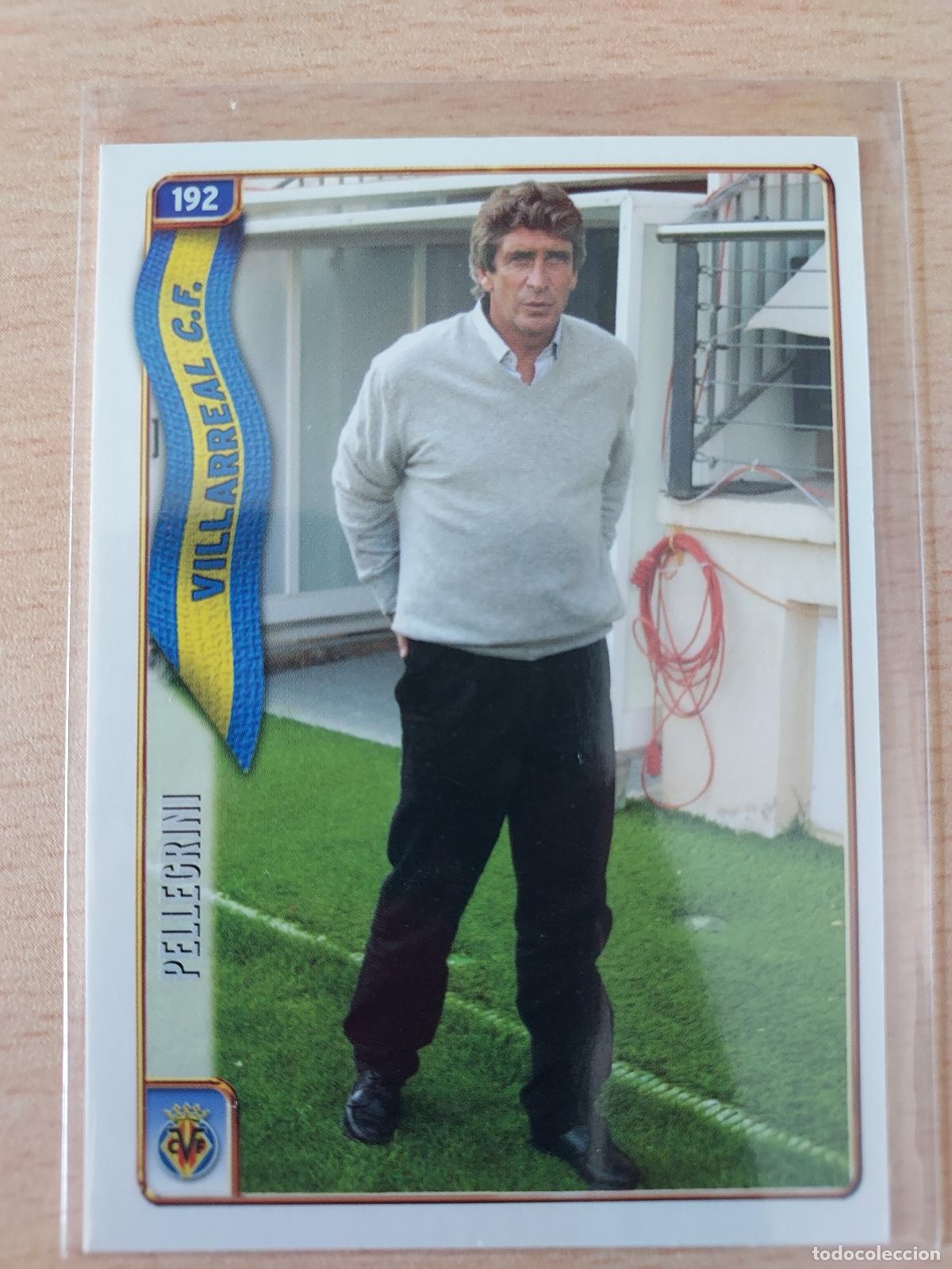 Cromos de Futebol: 2004-2005 - 192 PELLEGRINI - VILLARREAL CF - MUNDICROMO