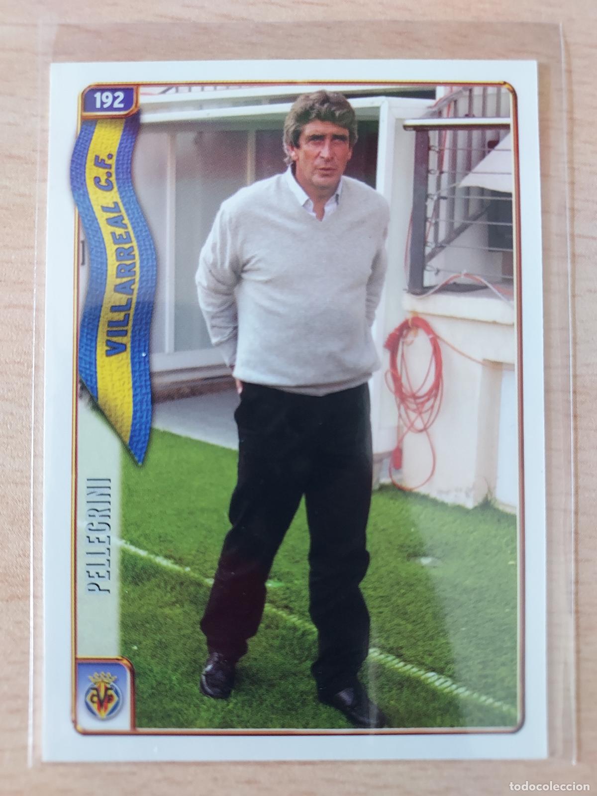 Cromos de Futebol: 2004-2005 - 192 PELLEGRINI - VILLARREAL CF - MUNDICROMO