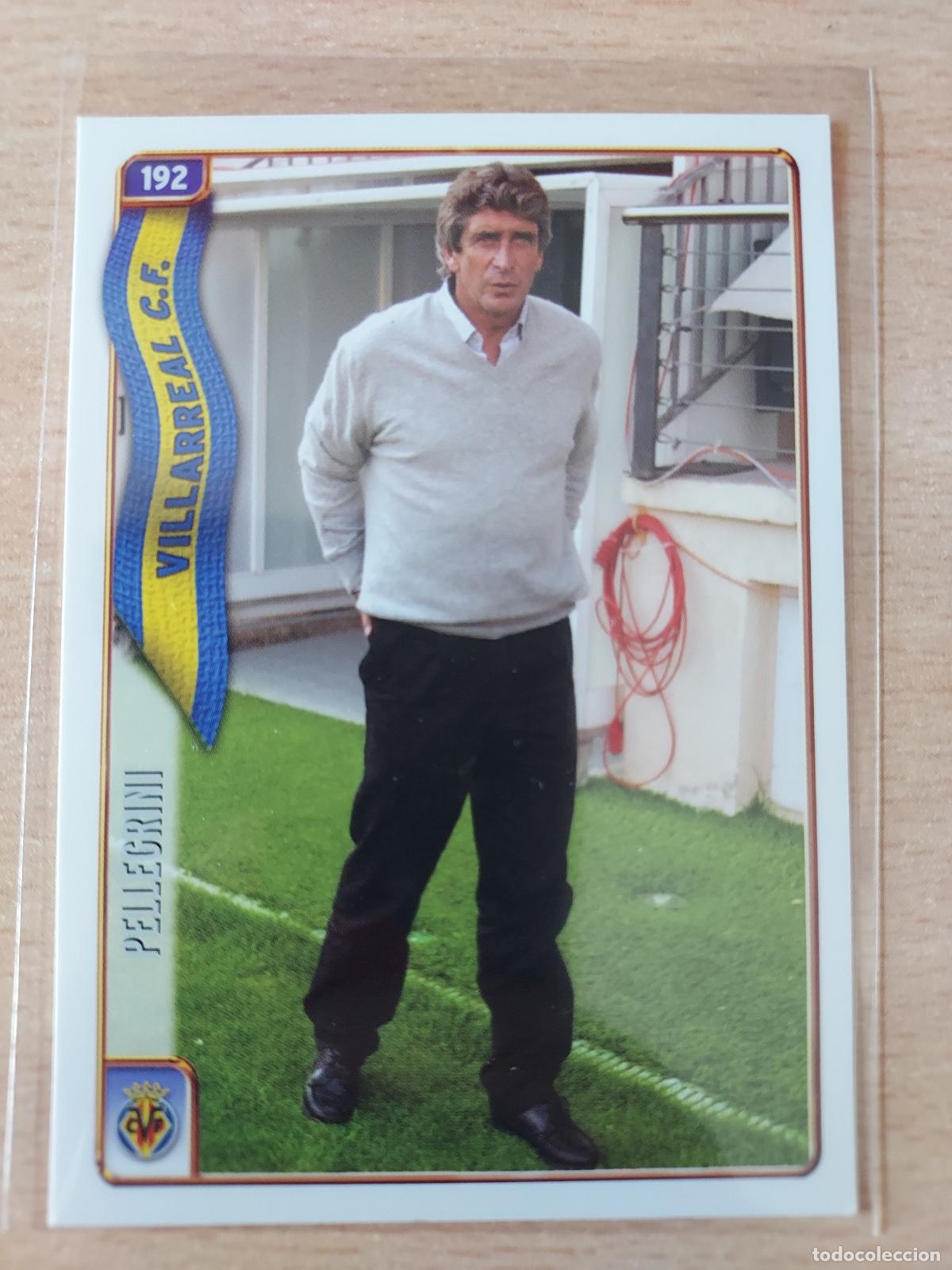 Cromos de Futebol: 2004-2005 - 192 PELLEGRINI - VILLARREAL CF - MUNDICROMO