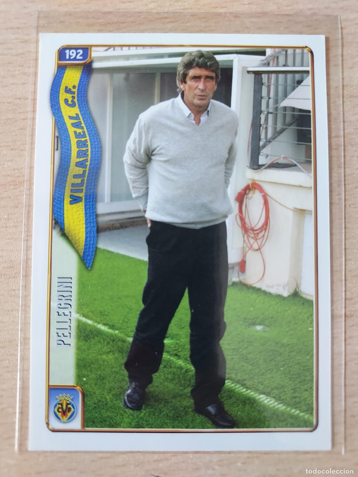 Cromos de Futebol: 2004-2005 - 192 PELLEGRINI - VILLARREAL CF - MUNDICROMO