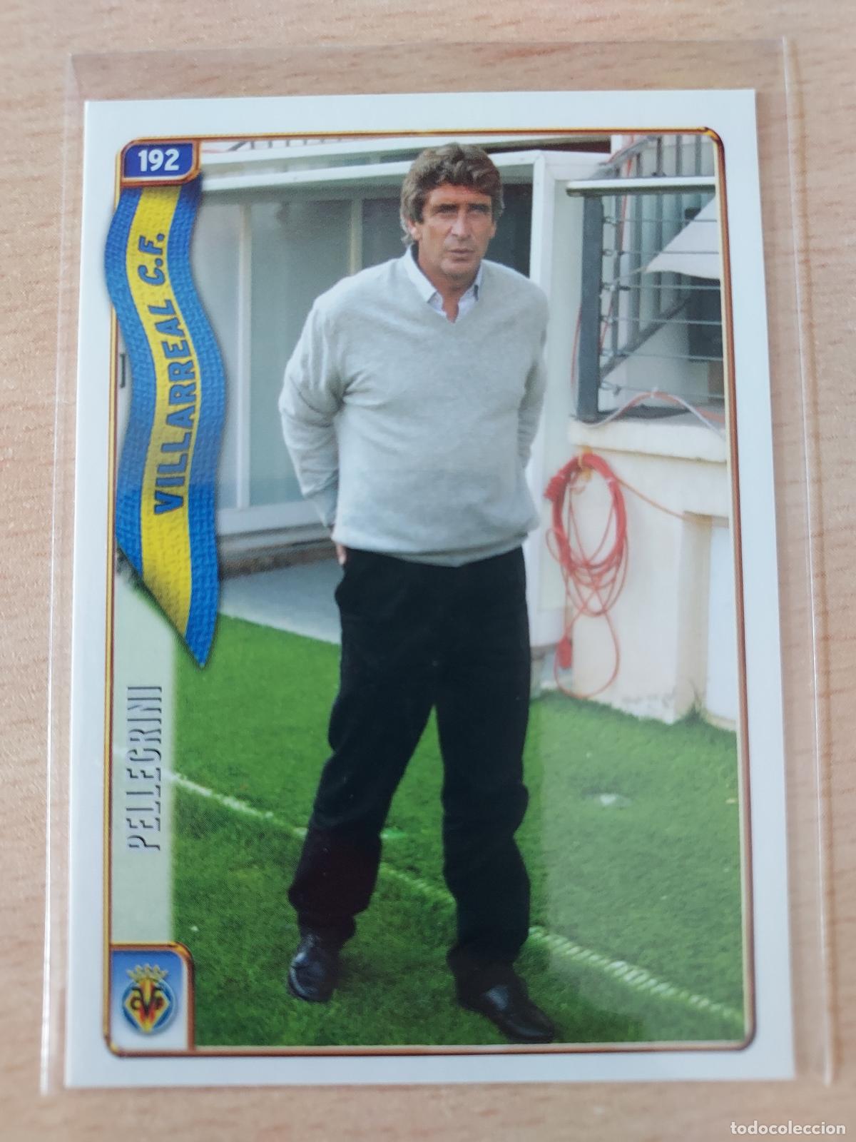 Cromos de Futebol: 2004-2005 - 192 PELLEGRINI - VILLARREAL CF - MUNDICROMO