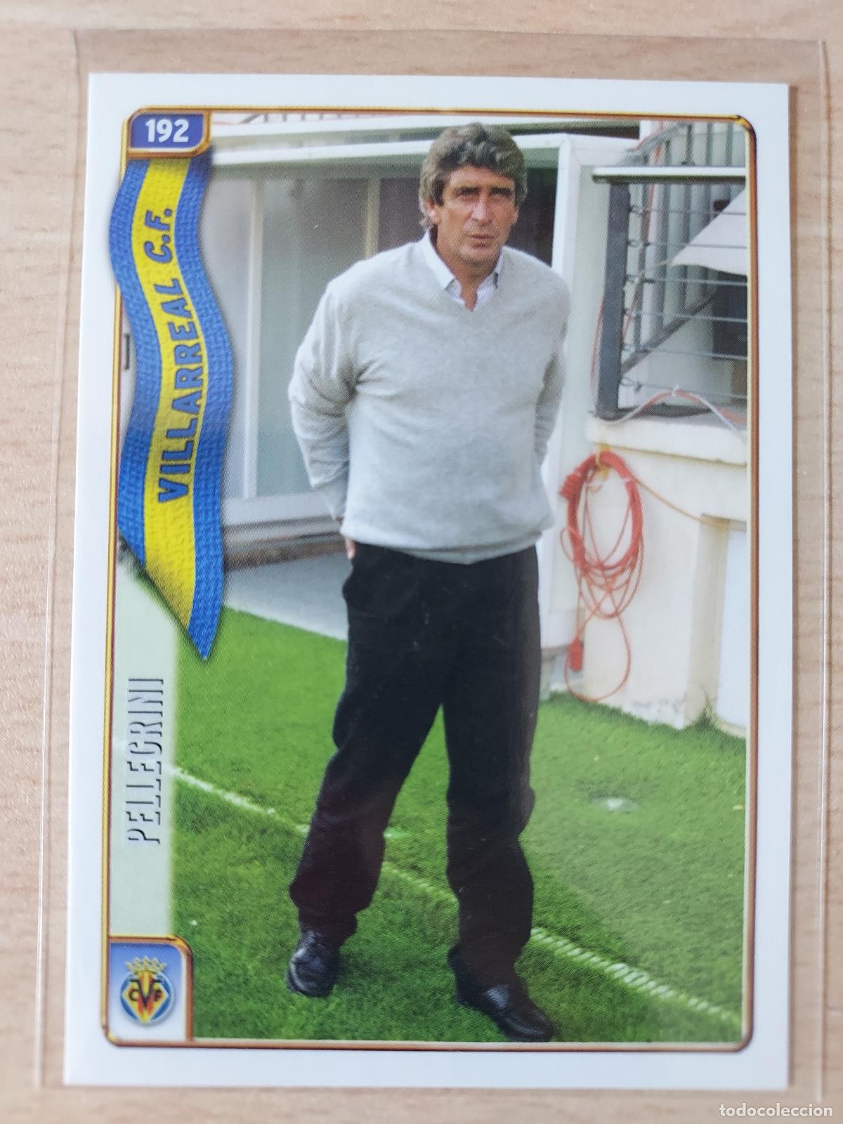 Cromos de Futebol: 2004-2005 - 192 PELLEGRINI - VILLARREAL CF - MUNDICROMO