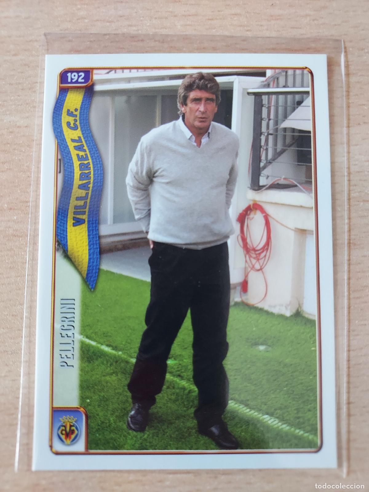Cromos de Futebol: 2004-2005 - 192 PELLEGRINI - VILLARREAL CF - MUNDICROMO