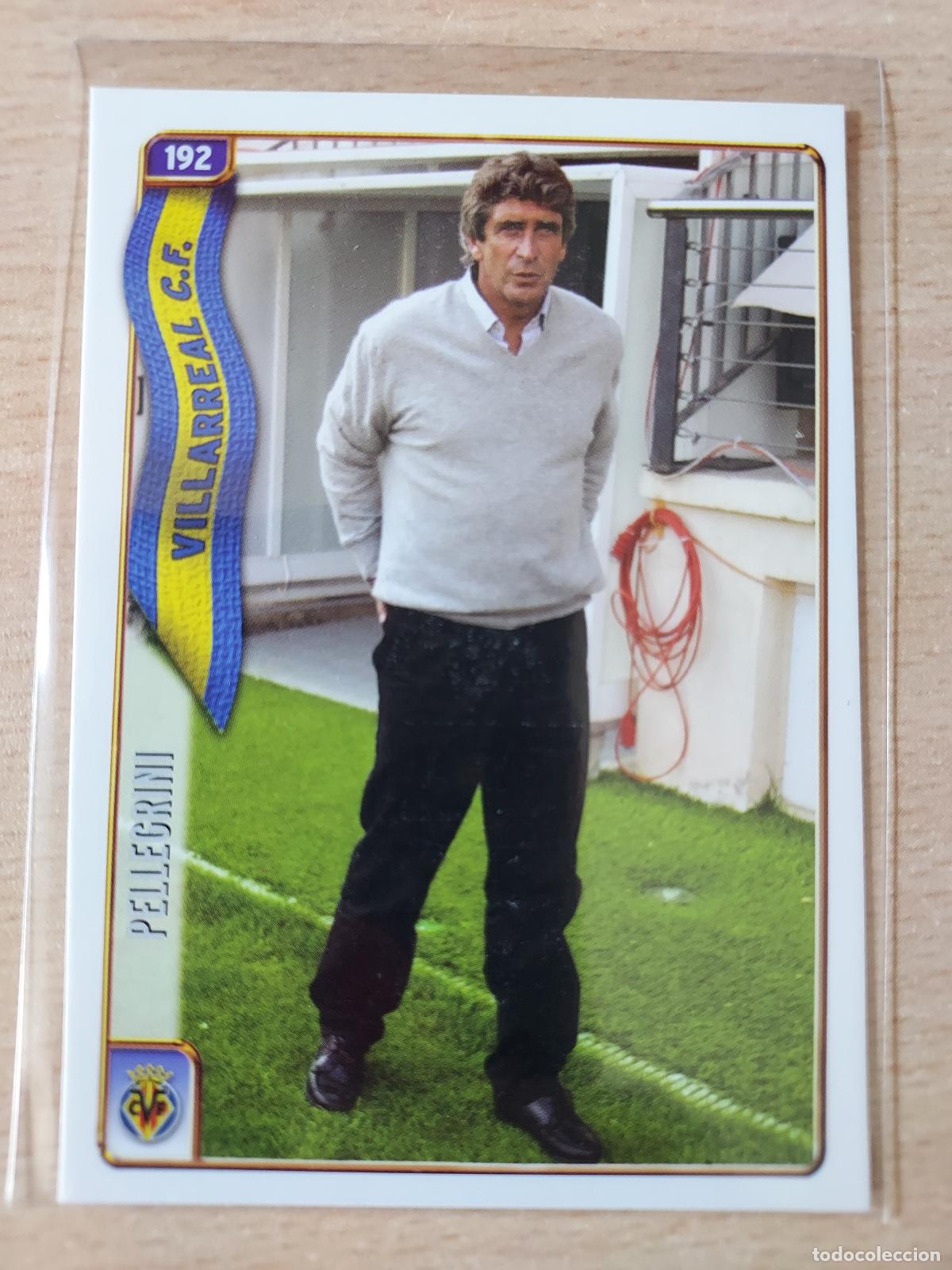 Cromos de Futebol: 2004-2005 - 192 PELLEGRINI - VILLARREAL CF - MUNDICROMO