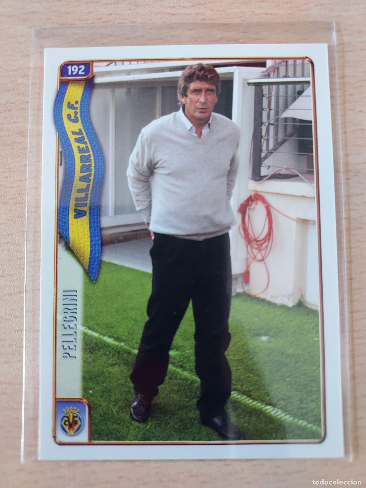 Cromos de Futebol: 2004-2005 - 192 PELLEGRINI - VILLARREAL CF - MUNDICROMO