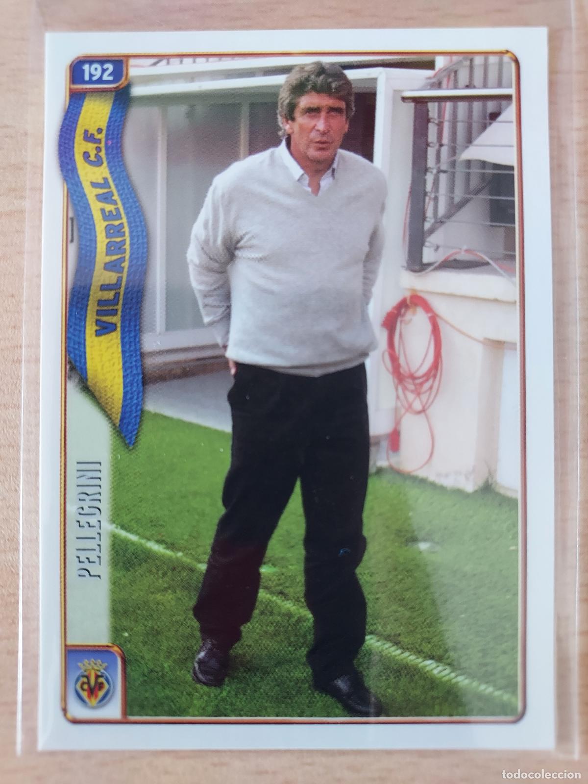 Cromos de Futebol: 2004-2005 - 192 PELLEGRINI - VILLARREAL CF - MUNDICROMO