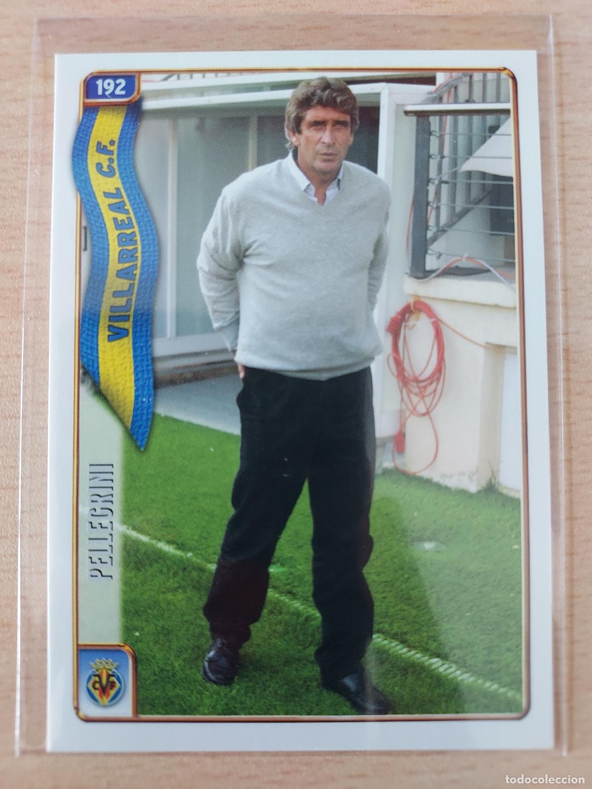 Cromos de Futebol: 2004-2005 - 192 PELLEGRINI - VILLARREAL CF - MUNDICROMO