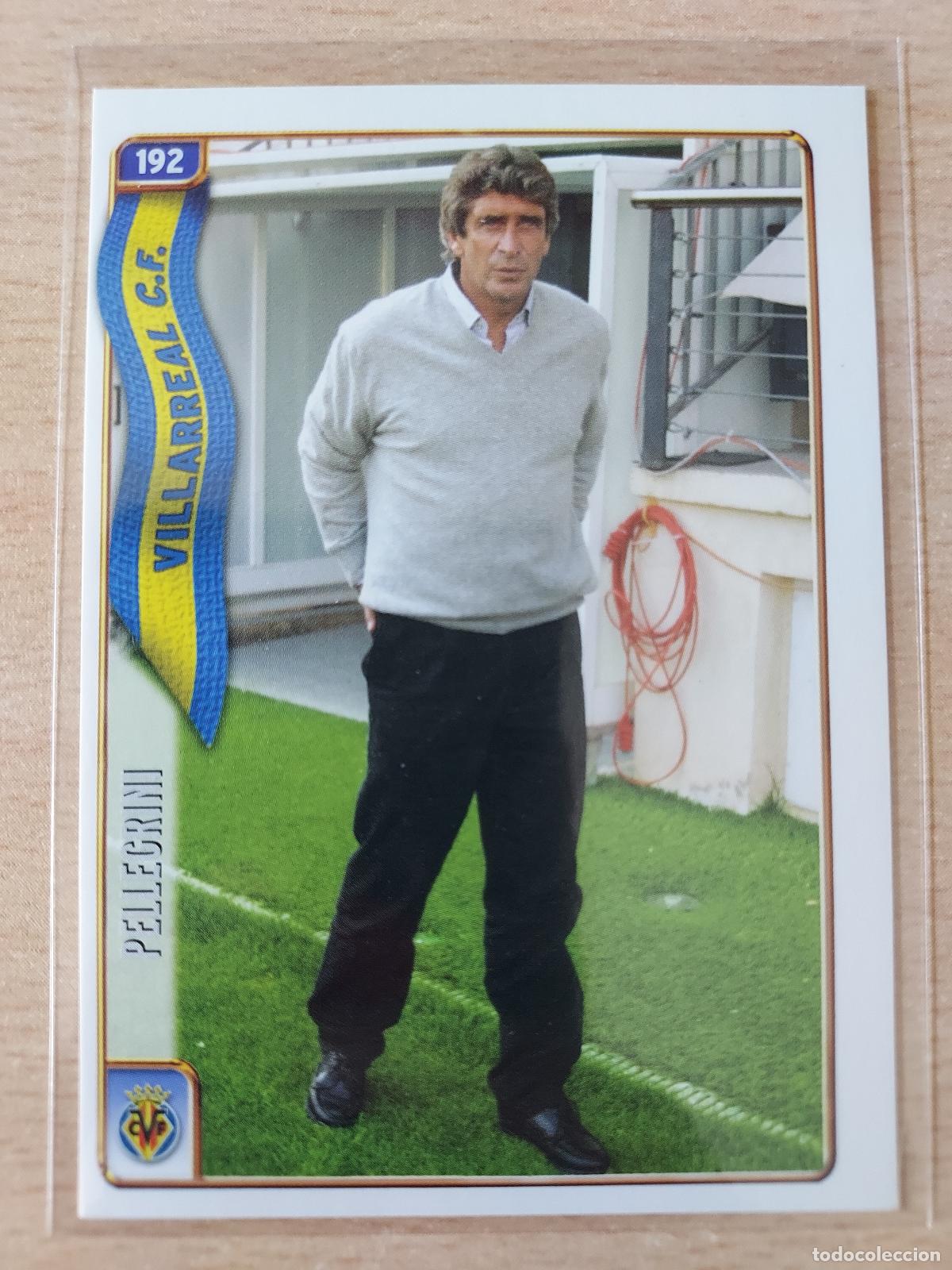 Cromos de Futebol: 2004-2005 - 192 PELLEGRINI - VILLARREAL CF - MUNDICROMO