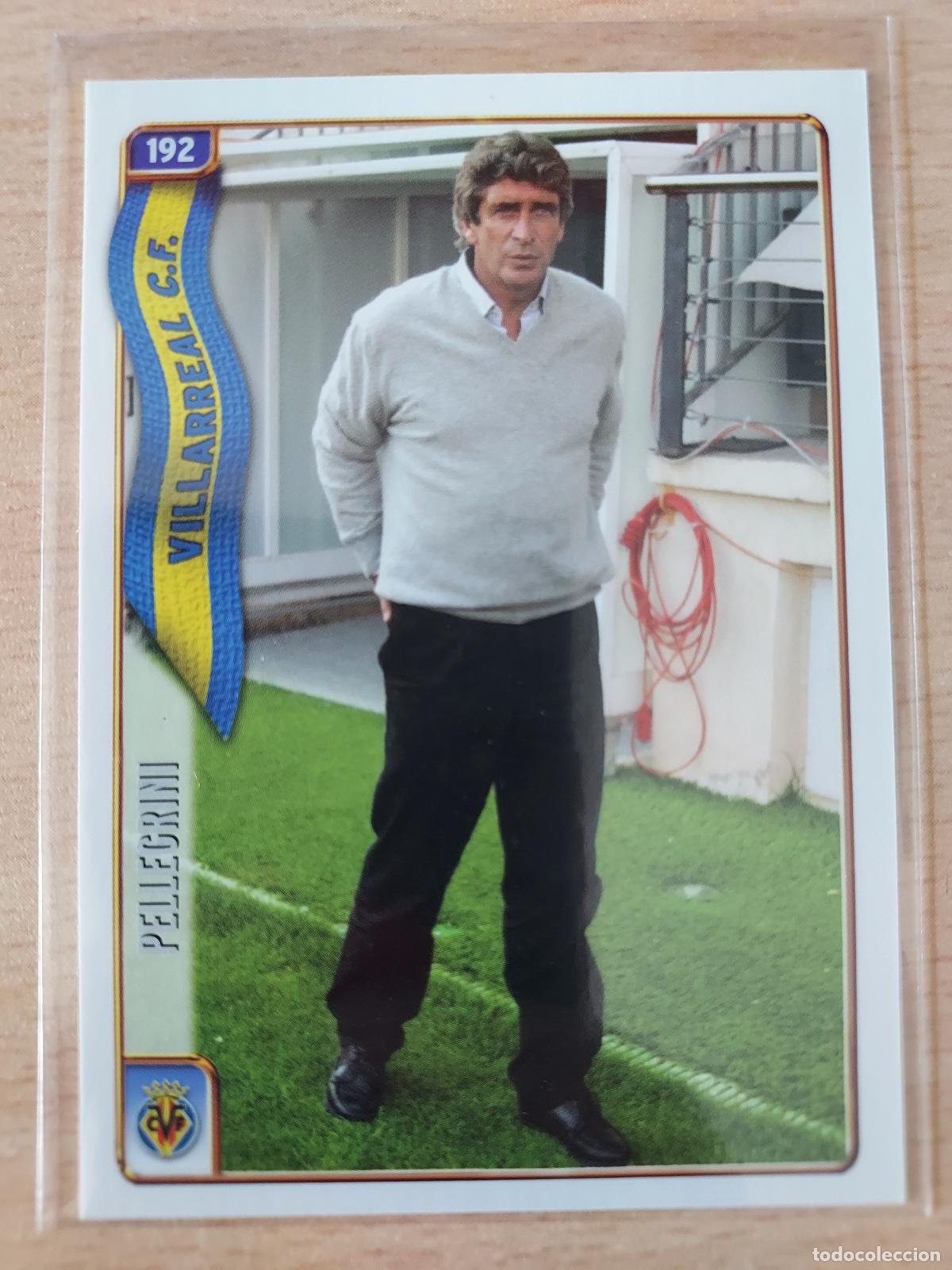 Cromos de Futebol: 2004-2005 - 192 PELLEGRINI - VILLARREAL CF - MUNDICROMO