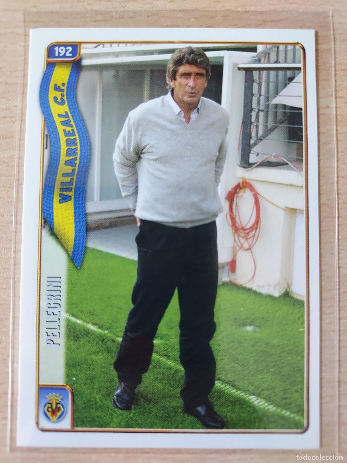 Fu&szlig;ball-Sticker: 2004-2005 - 192 PELLEGRINI - VILLARREAL CF - MUNDICROMO