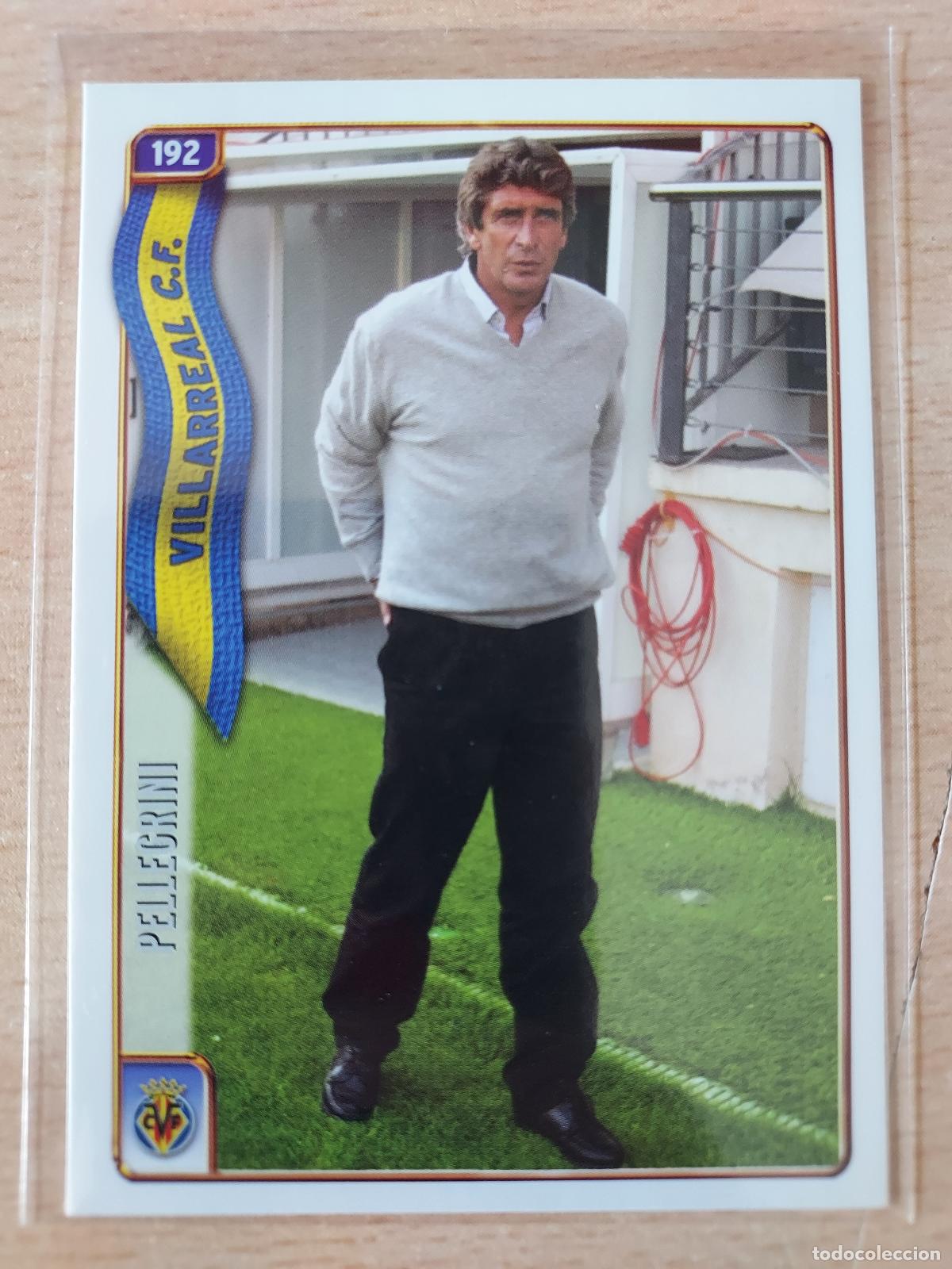 Fu&szlig;ball-Sticker: 2004-2005 - 192 PELLEGRINI - VILLARREAL CF - MUNDICROMO