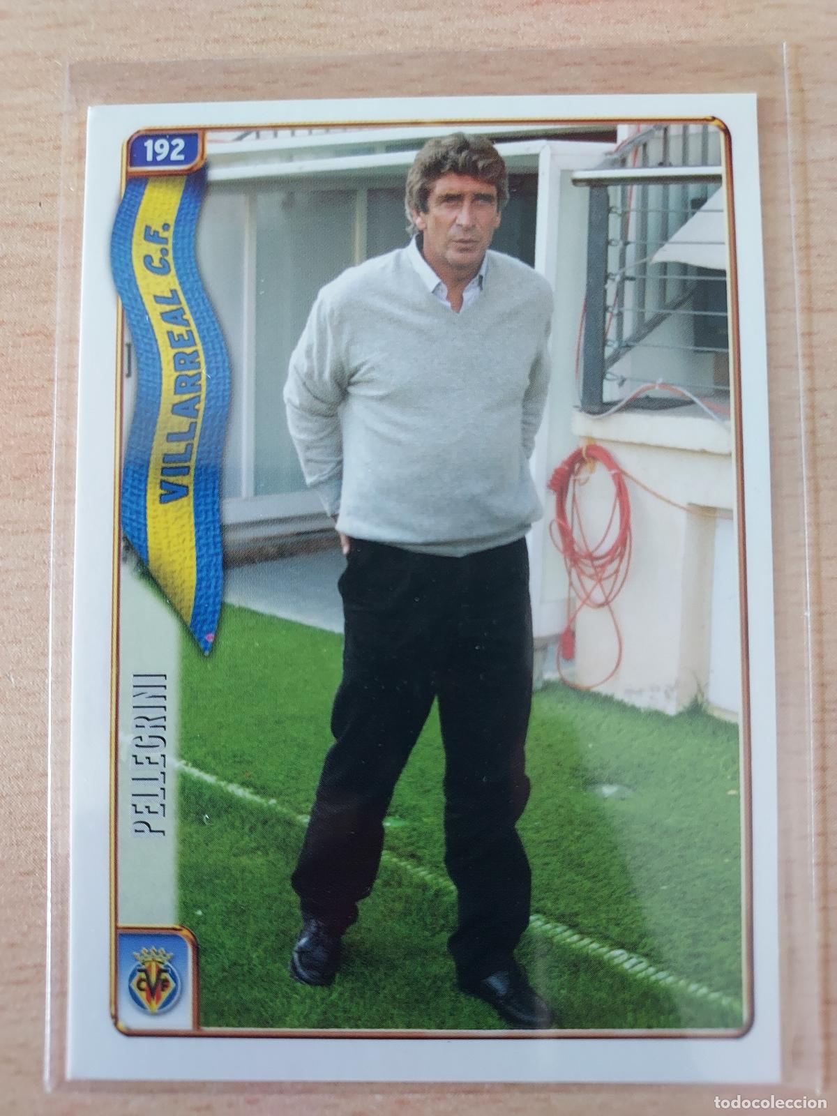 Fu&szlig;ball-Sticker: 2004-2005 - 192 PELLEGRINI - VILLARREAL CF - MUNDICROMO