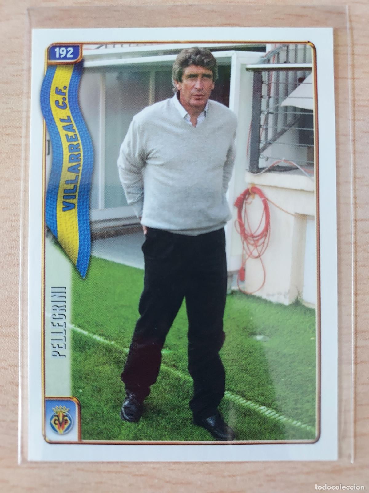 Fu&szlig;ball-Sticker: 2004-2005 - 192 PELLEGRINI - VILLARREAL CF - MUNDICROMO