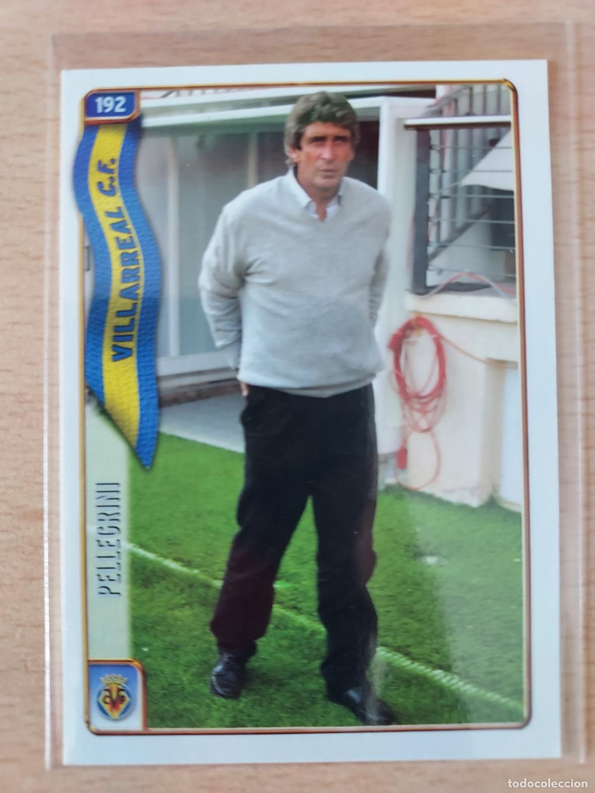 Fu&szlig;ball-Sticker: 2004-2005 - 192 PELLEGRINI - VILLARREAL CF - MUNDICROMO