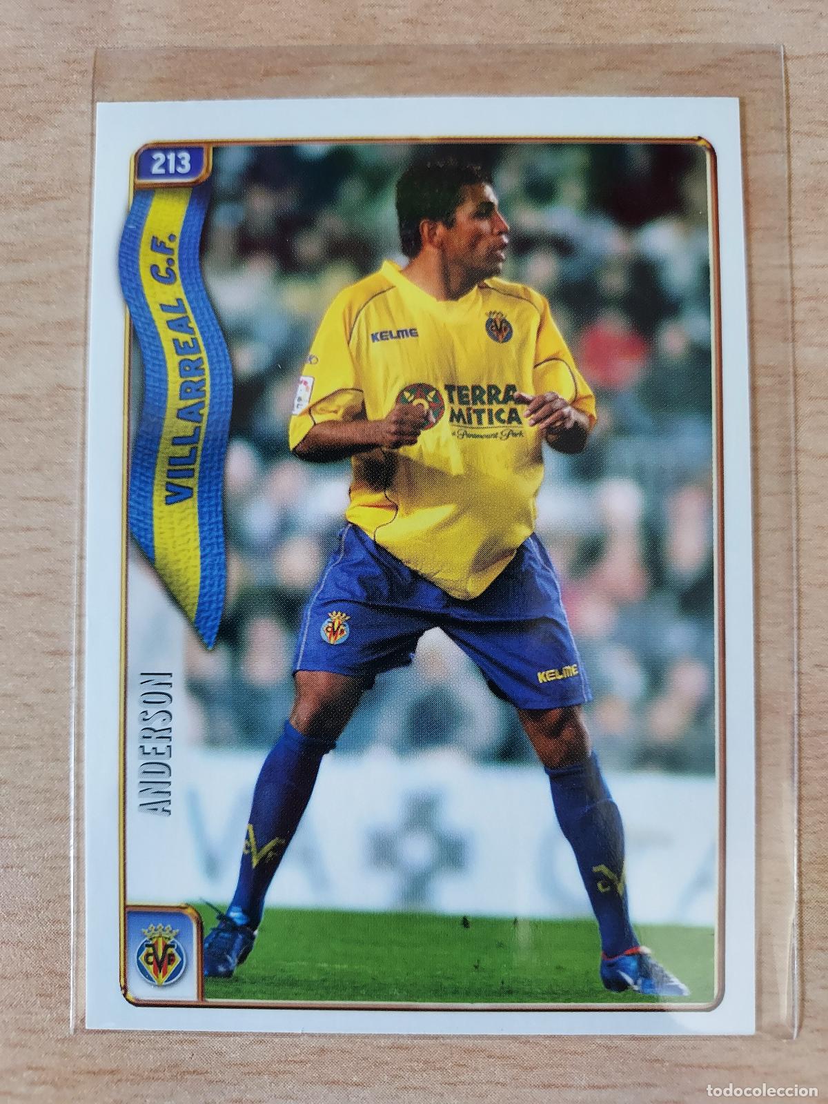 Cartes &agrave; collectionner de Football: 2004-2005 - 213 ANDERSON - VILLARREAL CF - MUNDICROMO