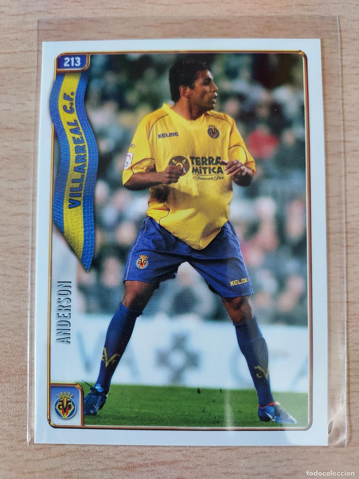 Cartes &agrave; collectionner de Football: 2004-2005 - 213 ANDERSON - VILLARREAL CF - MUNDICROMO