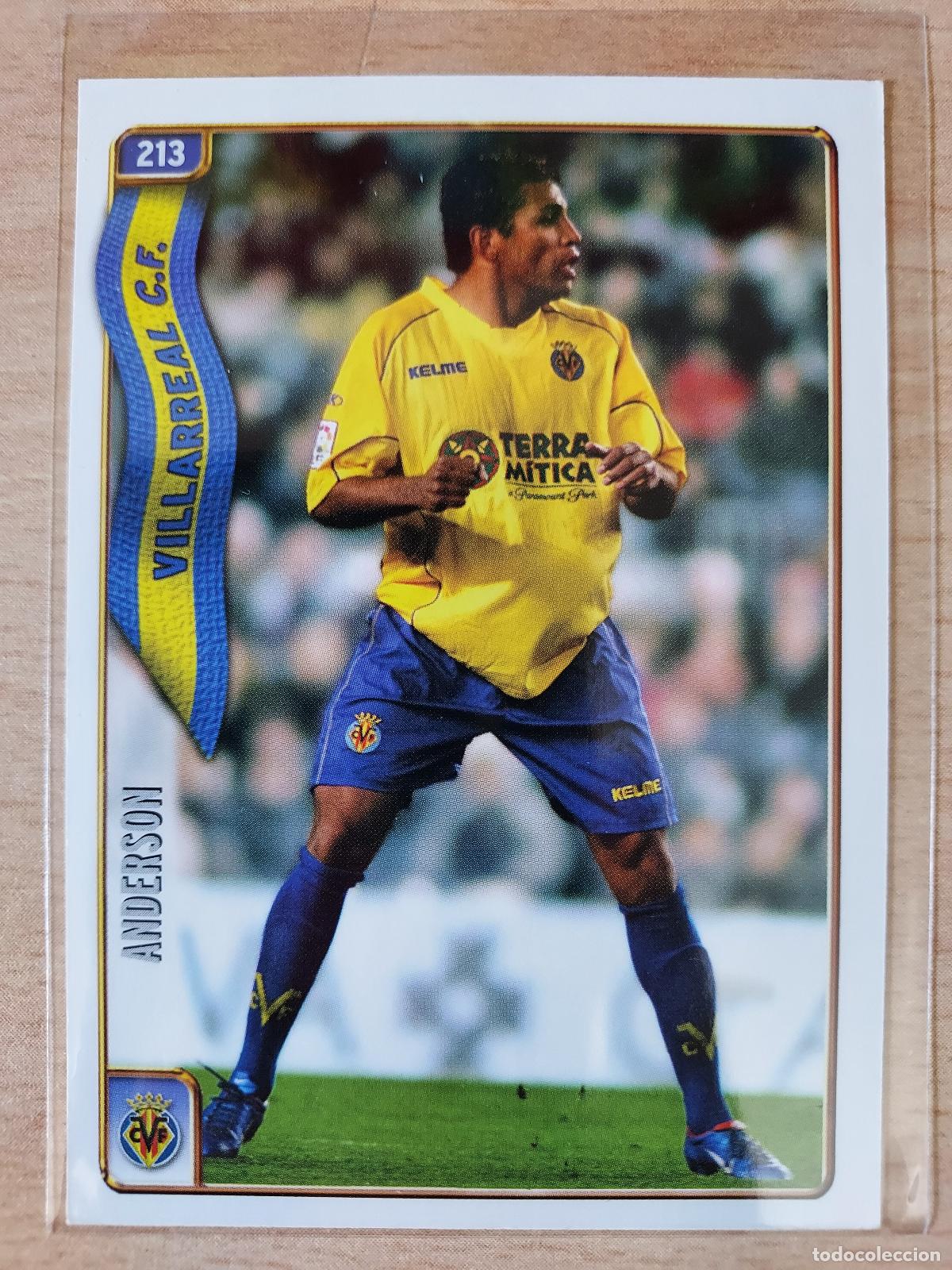 Cartes &agrave; collectionner de Football: 2004-2005 - 213 ANDERSON - VILLARREAL CF - MUNDICROMO
