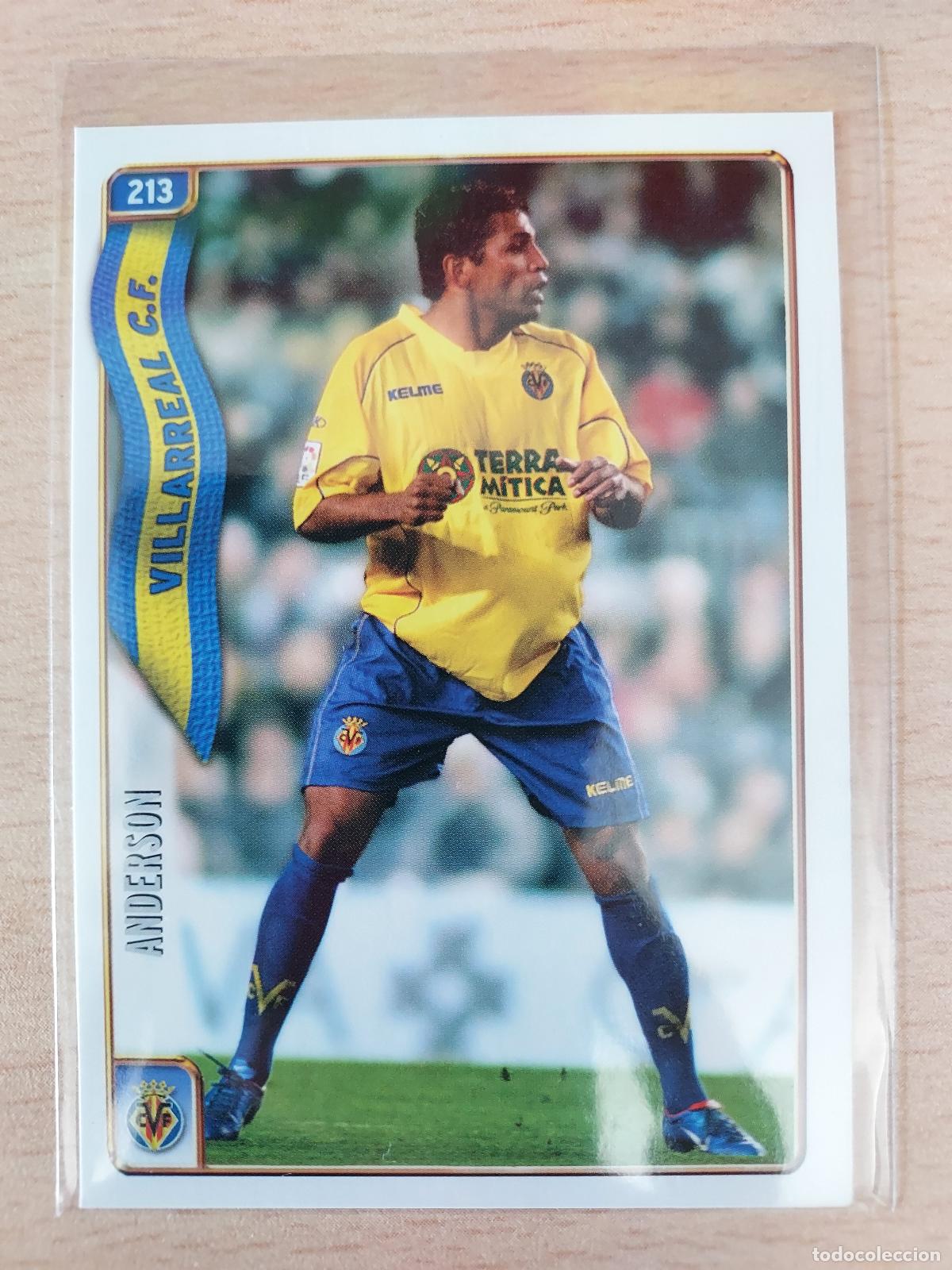 Figurine di Calcio: 2004-2005 - 213 ANDERSON - VILLARREAL CF - MUNDICROMO